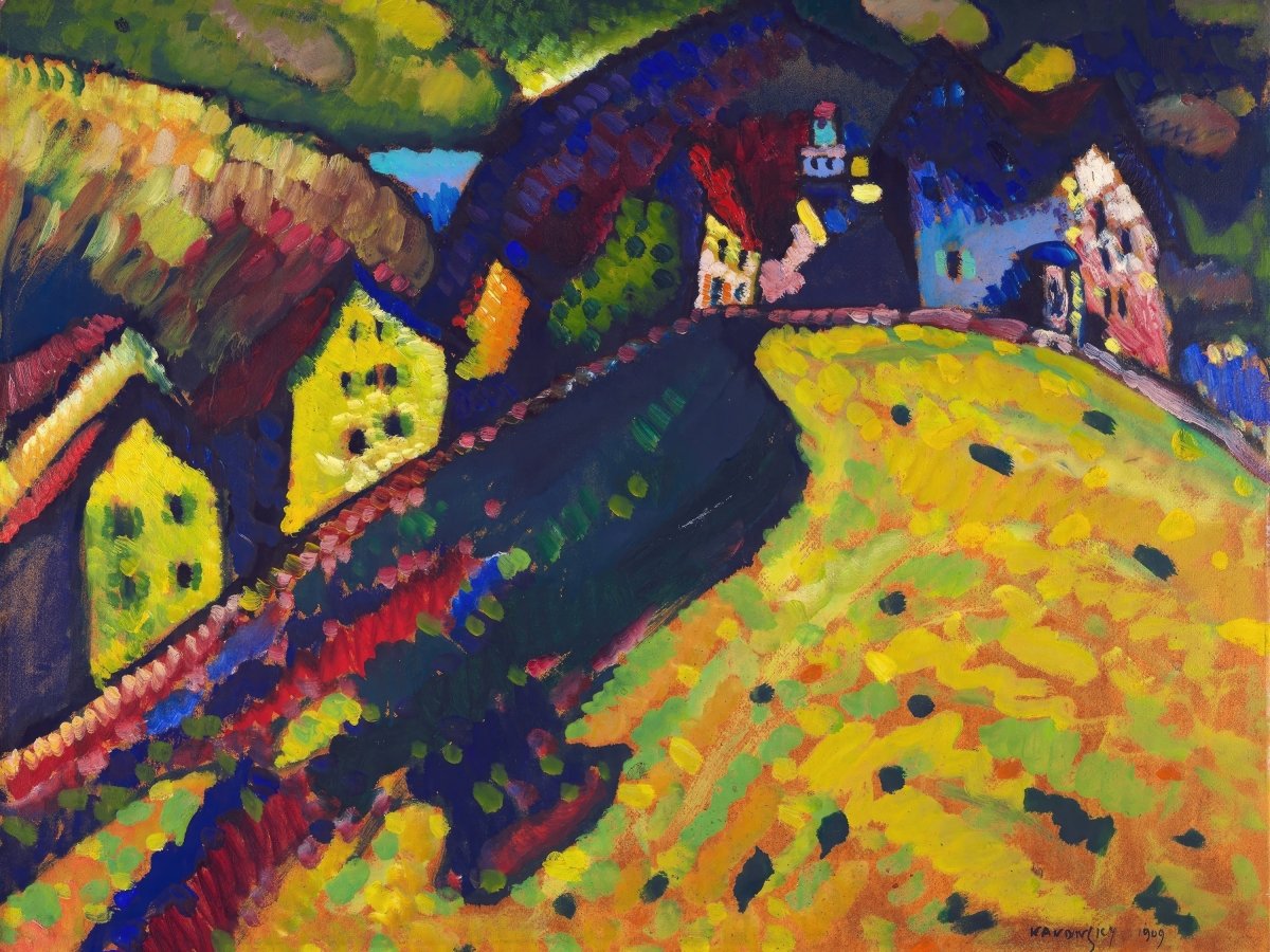 Houses at Murnau | Wassily Kandinsky | Ave Legato Art Prints