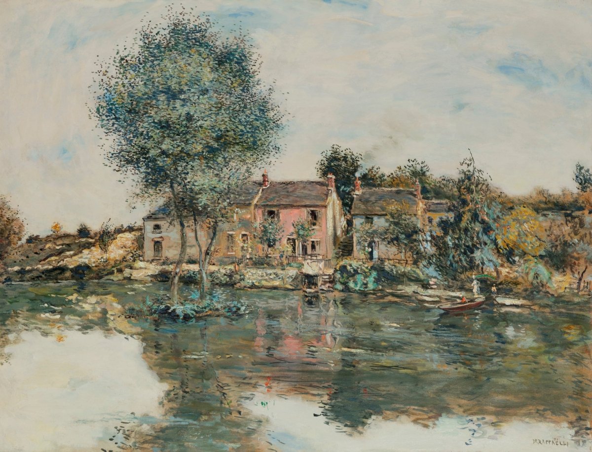 Houses on the River | Jean Raffaëlli | Ave Legato Art Prints