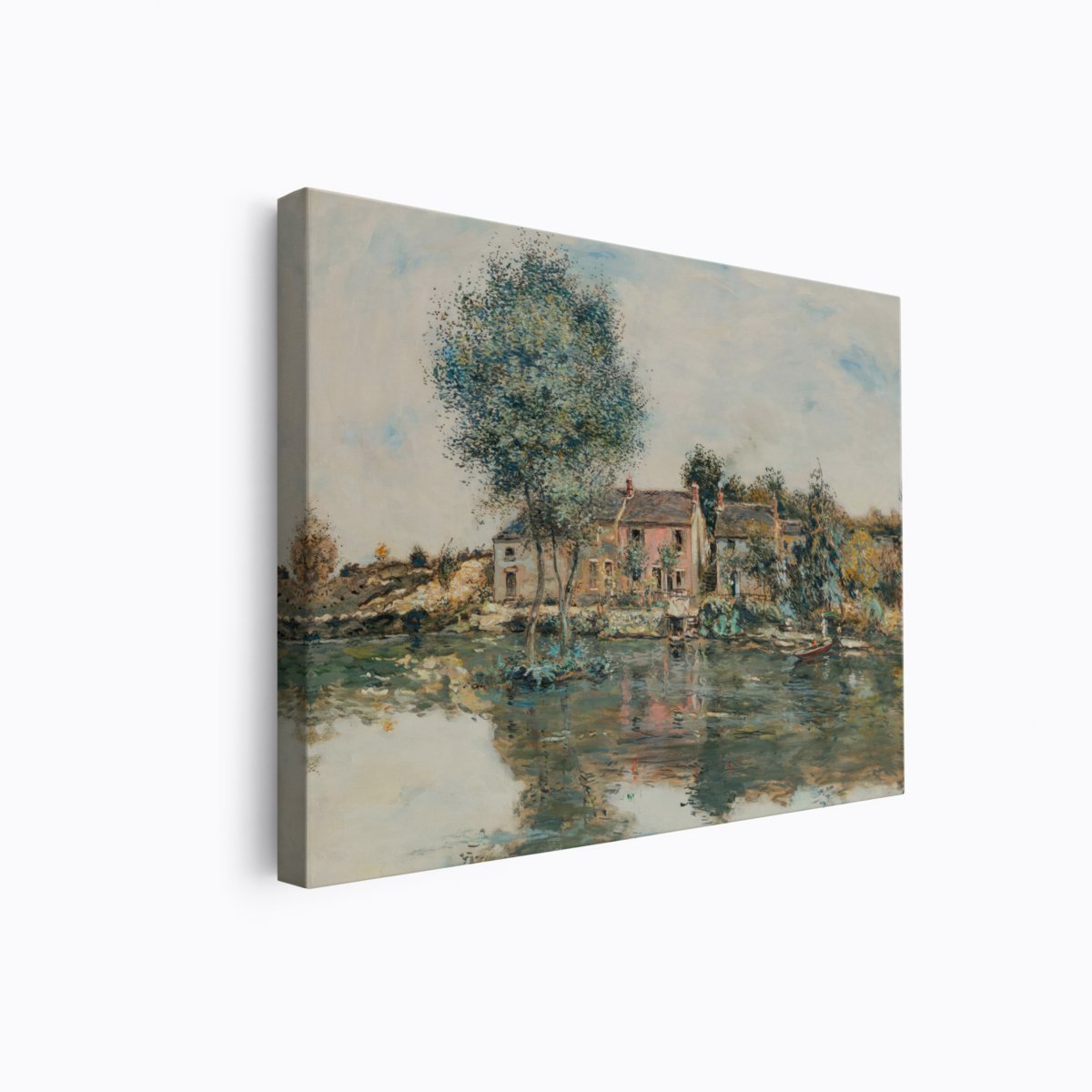 Houses on the River | Jean Raffaëlli | Ave Legato | Canvas Art Prints | Vintage Artwork