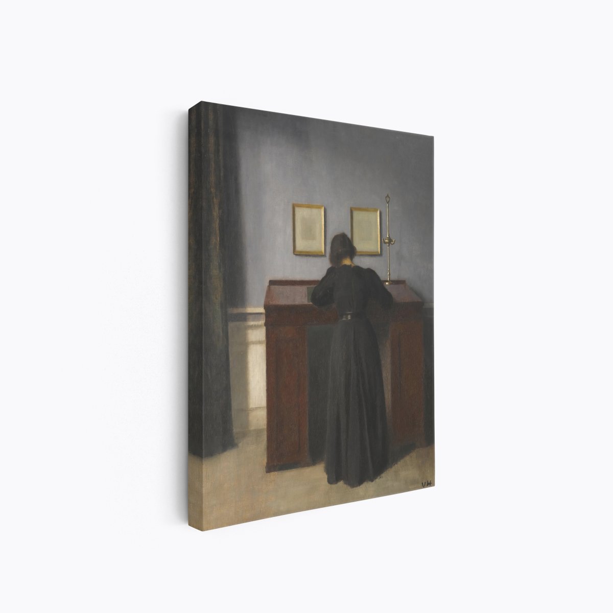 Ida Standing at a Desk | Vilhelm Hammershøi | Ave Legato Art Prints