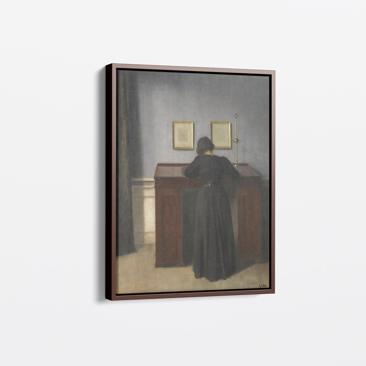 Ida Standing at a Desk | Vilhelm Hammershøi | Ave Legato Art Prints