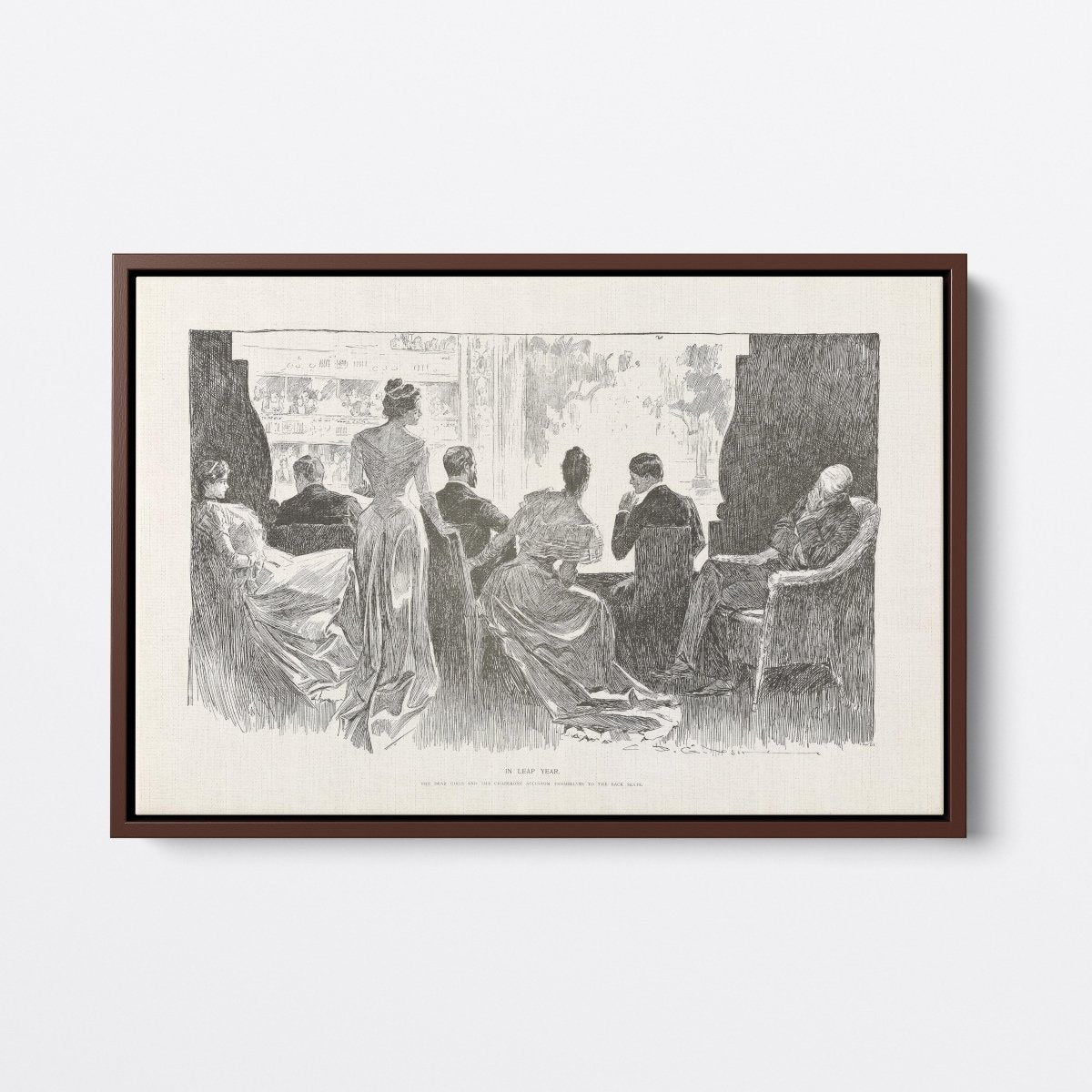 In Leap Year, Opera Scene | Charles Dana Gibson | Ave Legato Art Prints