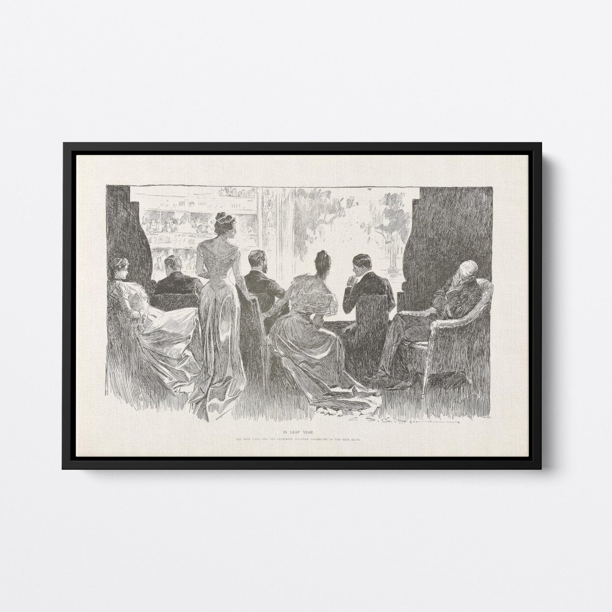 In Leap Year, Opera Scene | Charles Dana Gibson | Ave Legato Art Prints