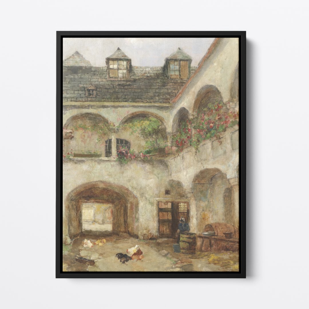 In the Courtyard | Paul Unbereit | Ave Legato Art Prints