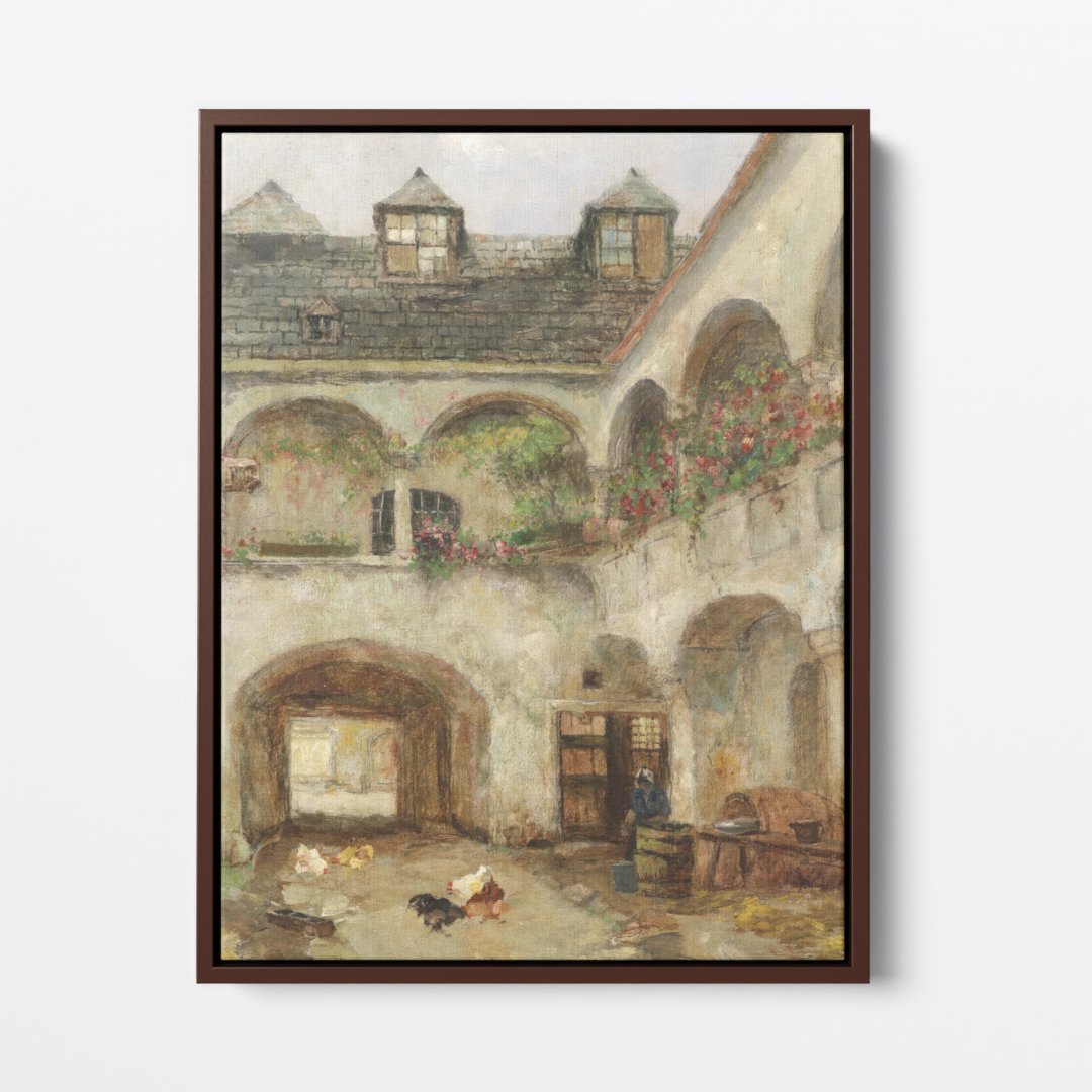 In the Courtyard | Paul Unbereit | Ave Legato Art Prints