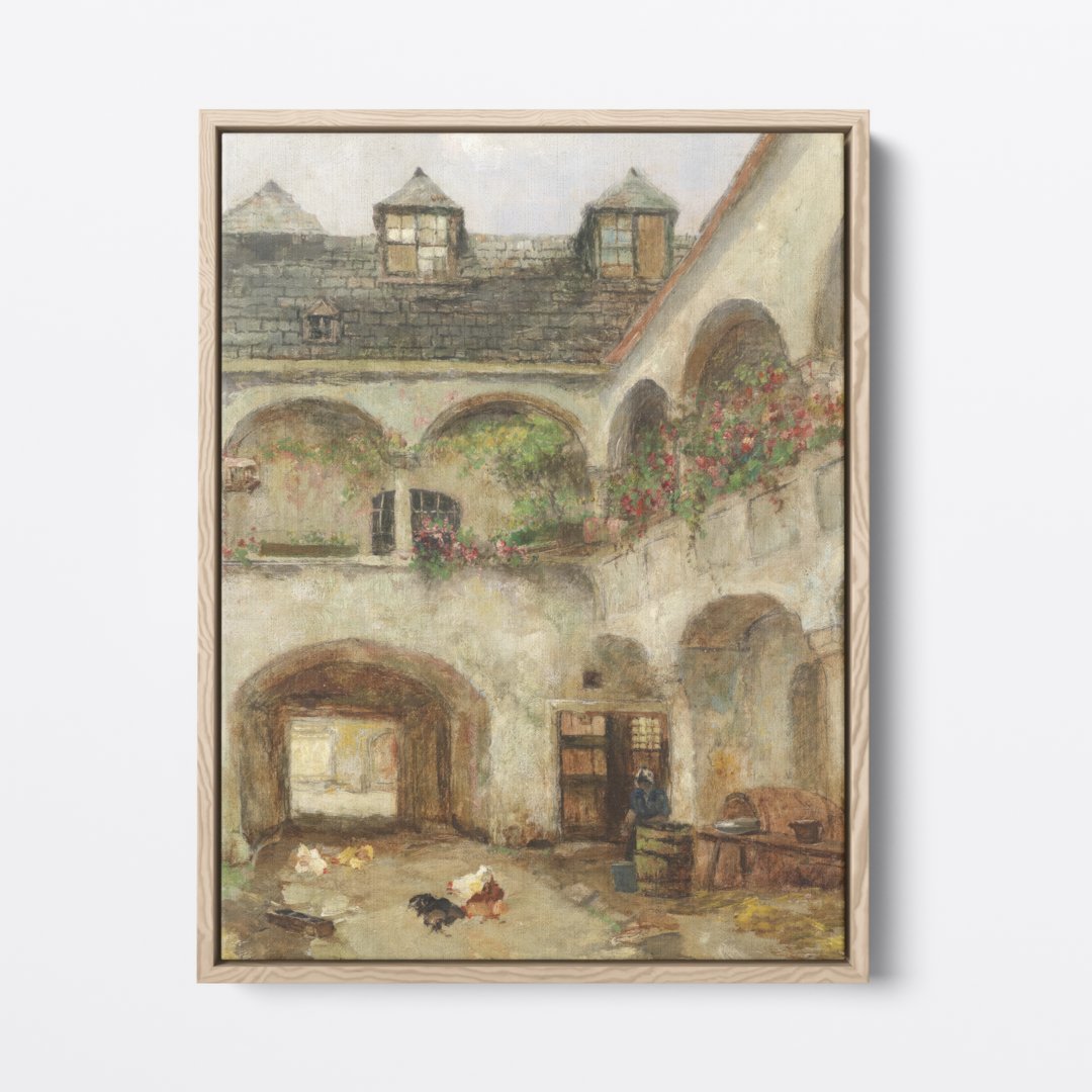 In the Courtyard | Paul Unbereit | Ave Legato Art Prints