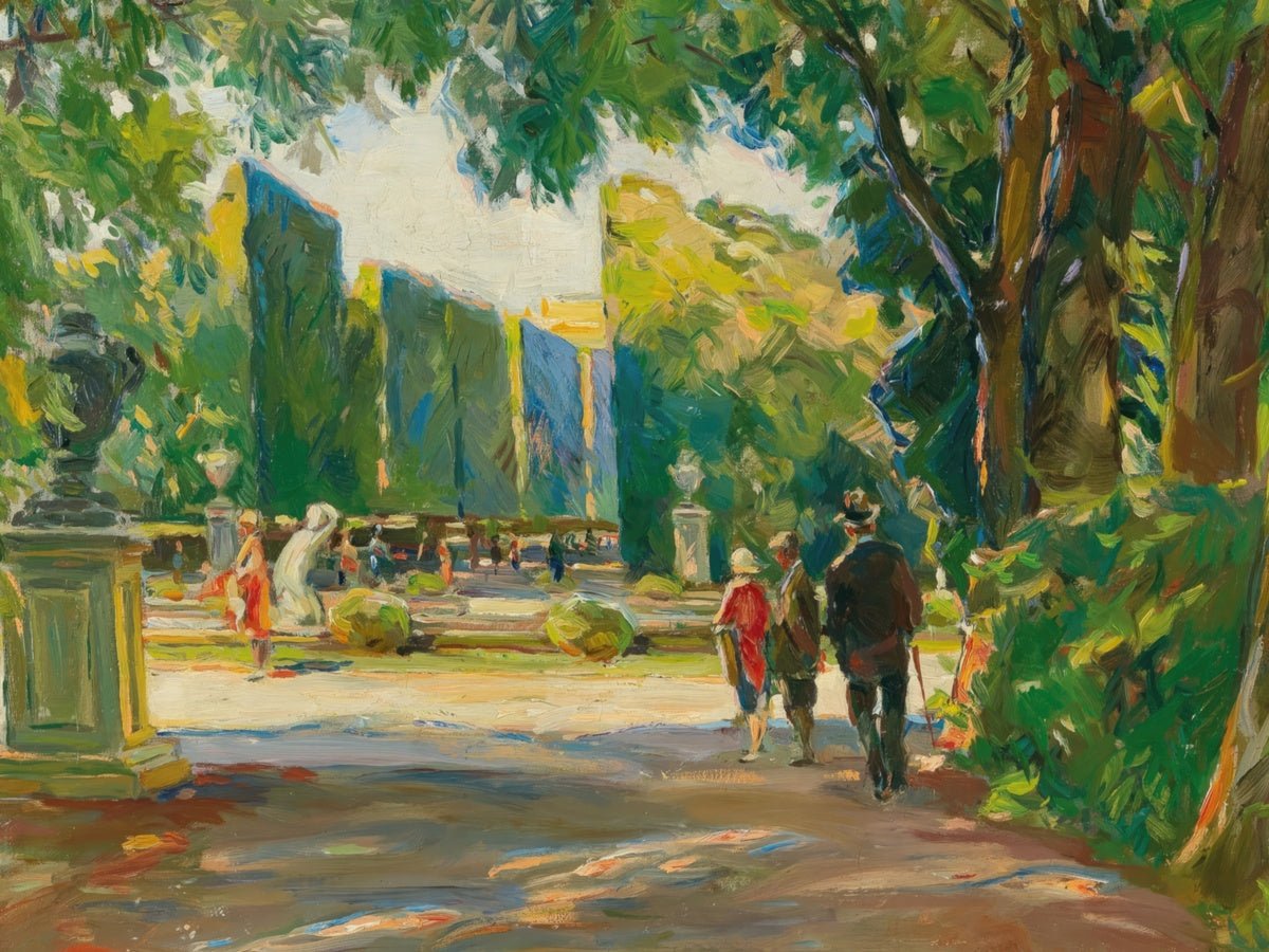 In the Park of Schönbrunn Palace | August Rieger | Ave Legato Art Prints