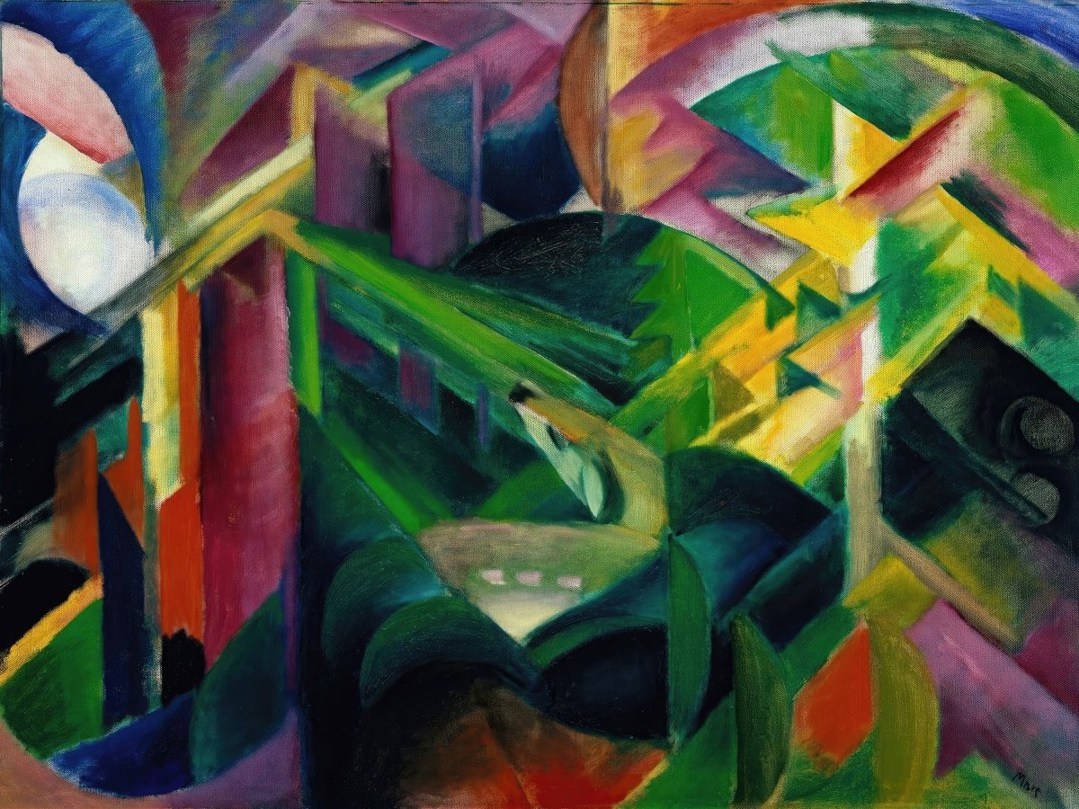 In the Rain | Franz Marc | Ave Legato Art Prints