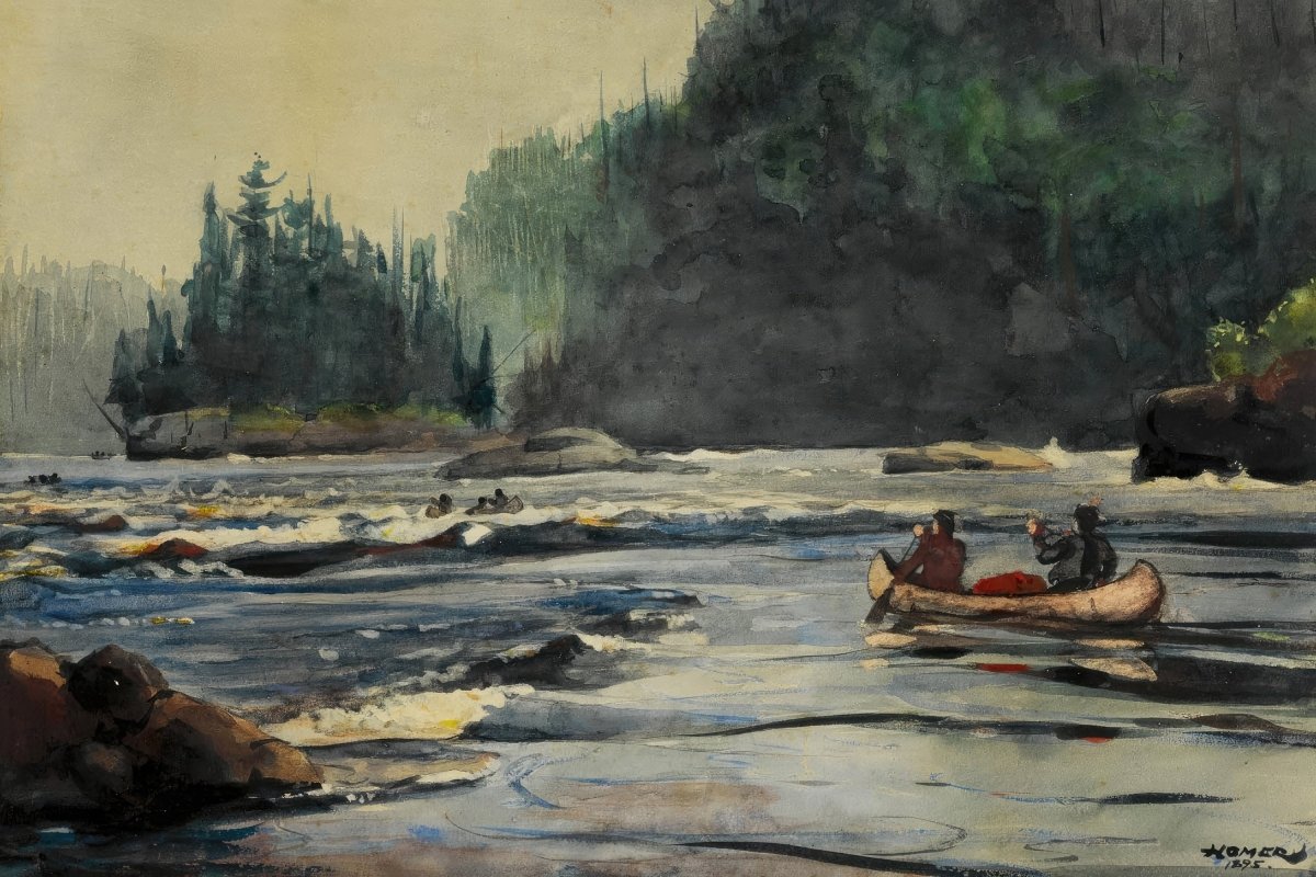 In the Rapids | Winslow Homer | Ave Legato Art Prints