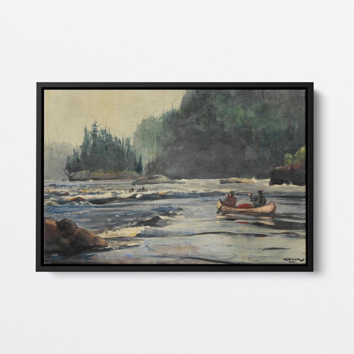 In the Rapids | Winslow Homer | Ave Legato Art Prints