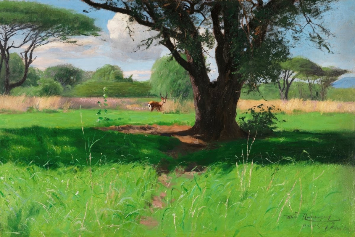 In the Savanna, East Africa | Wilhelm Kuhnert | Ave Legato Art Prints