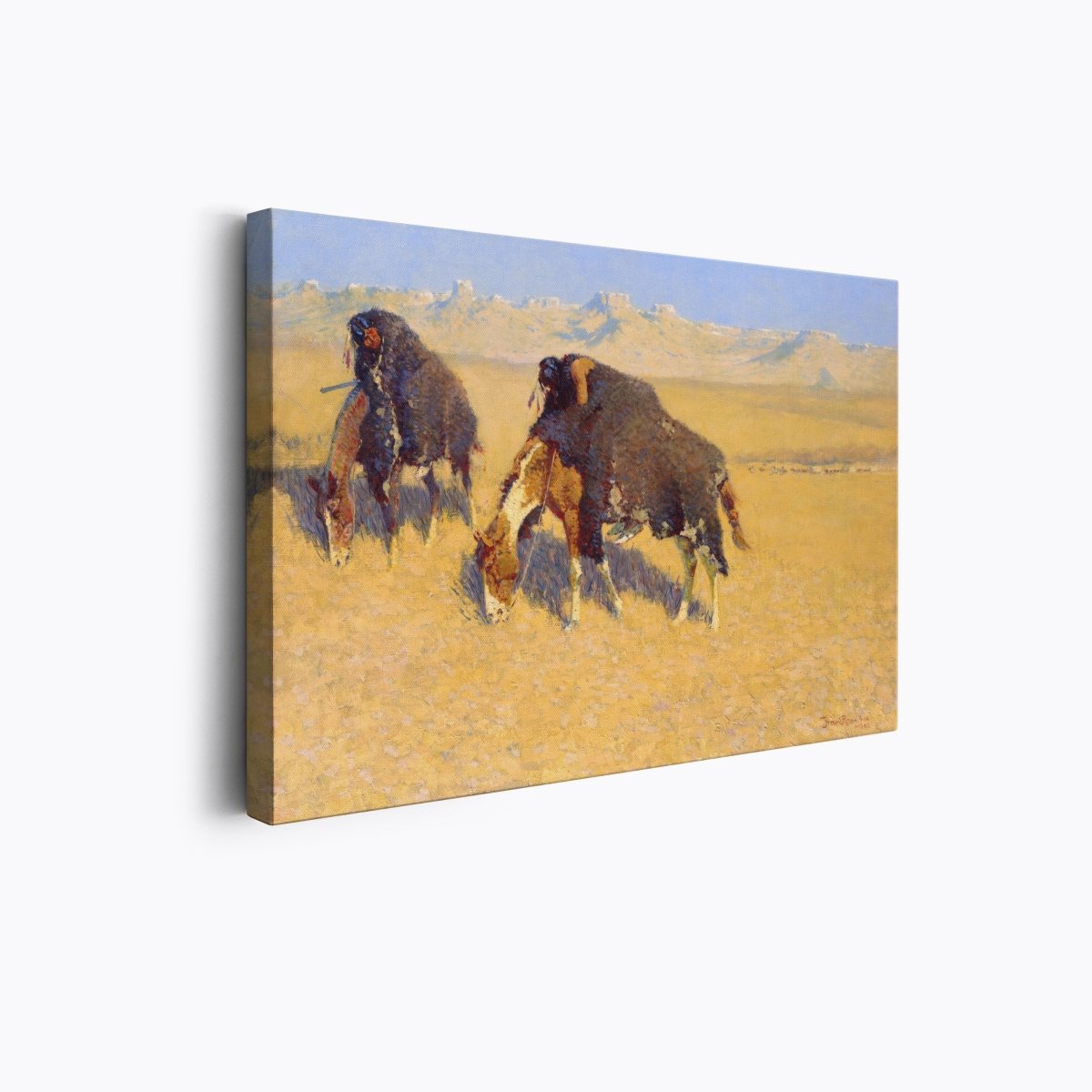 Indians Simulating Buffalo | Frederic Remington | Ave Legato Art Prints