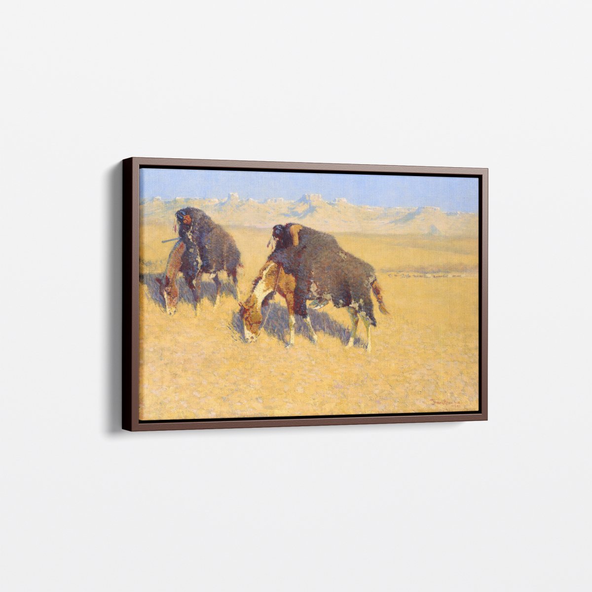 Indians Simulating Buffalo | Frederic Remington | Ave Legato Art Prints