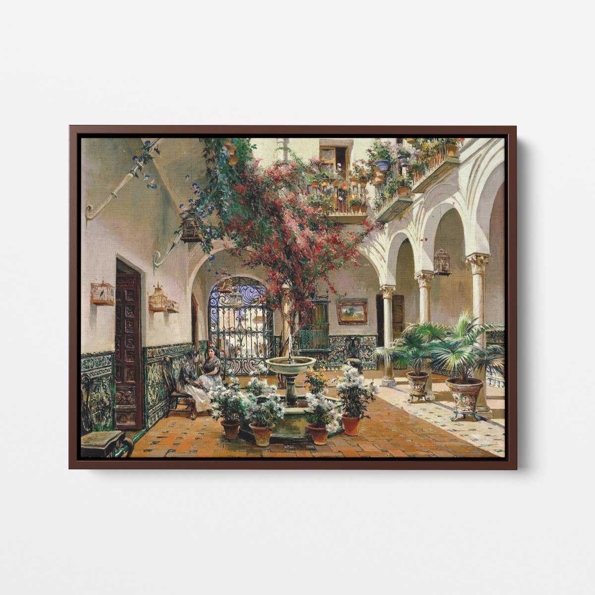 Inside Courtyard, Seville | Manuel García y Rodríguez | Ave Legato Art Prints