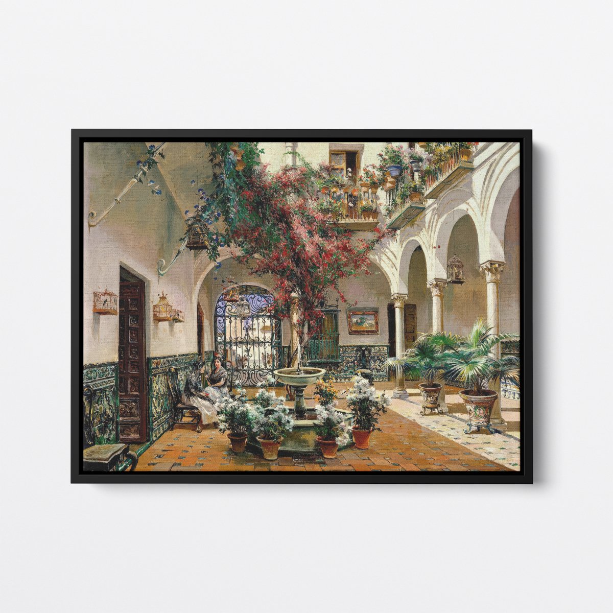 Inside Courtyard, Seville | Manuel García y Rodríguez | Ave Legato Art Prints