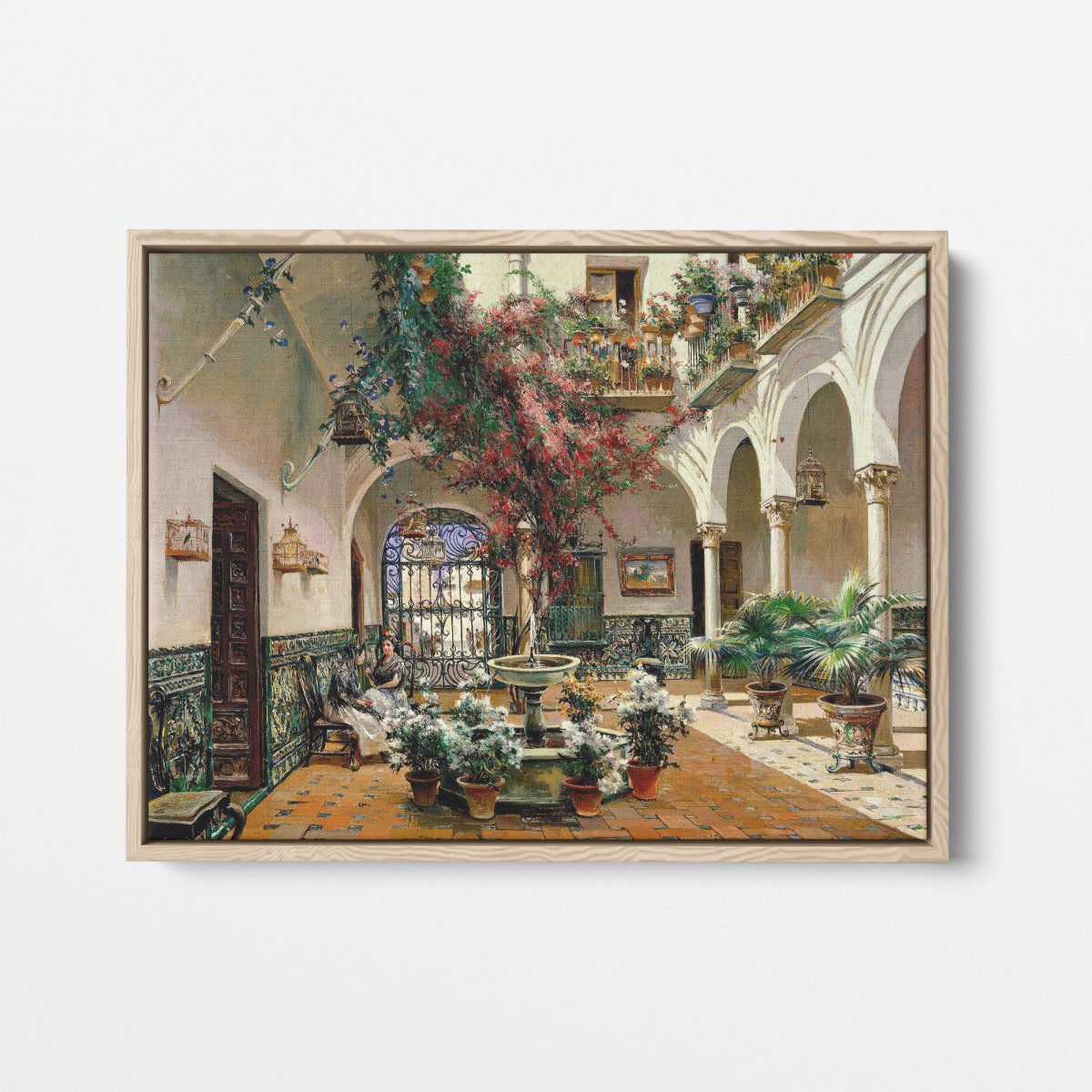 Inside Courtyard, Seville | Manuel García y Rodríguez | Ave Legato Art Prints