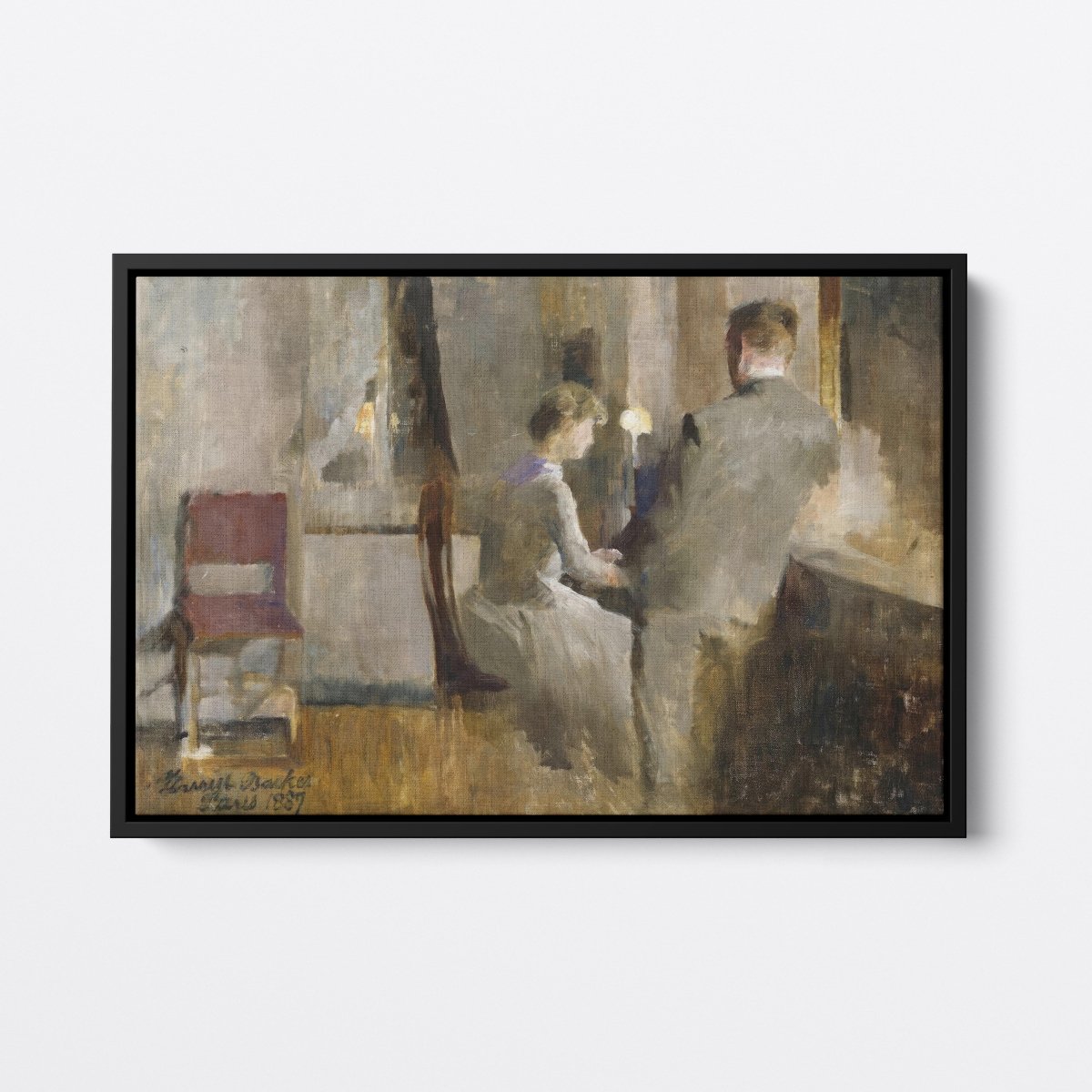 Interior from Paris | Harriet Backer | Ave Legato Art Prints