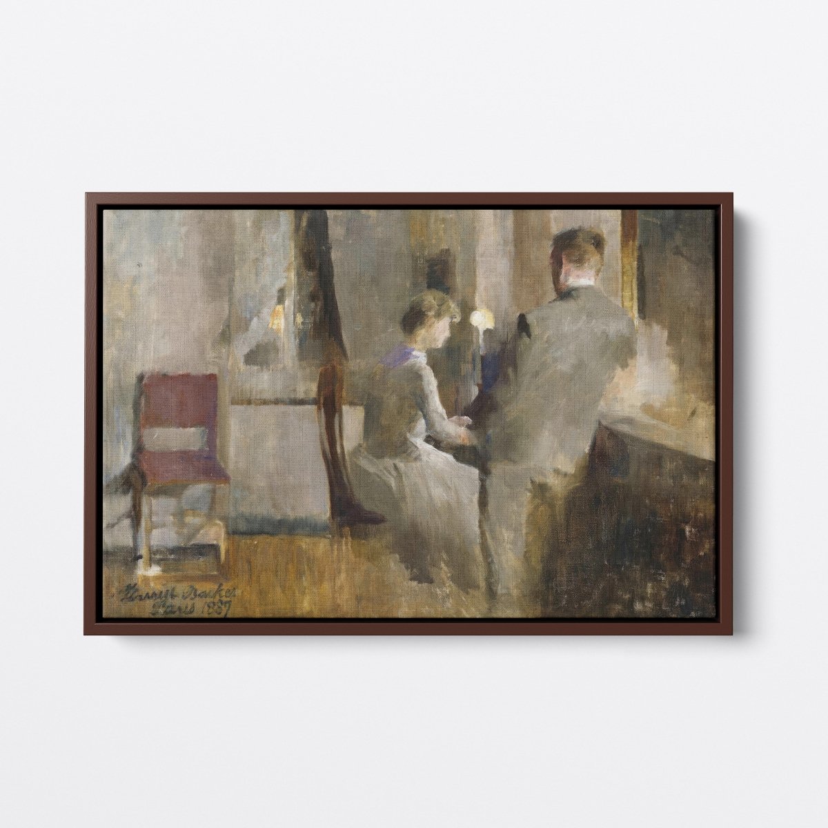 Interior from Paris | Harriet Backer | Ave Legato Art Prints