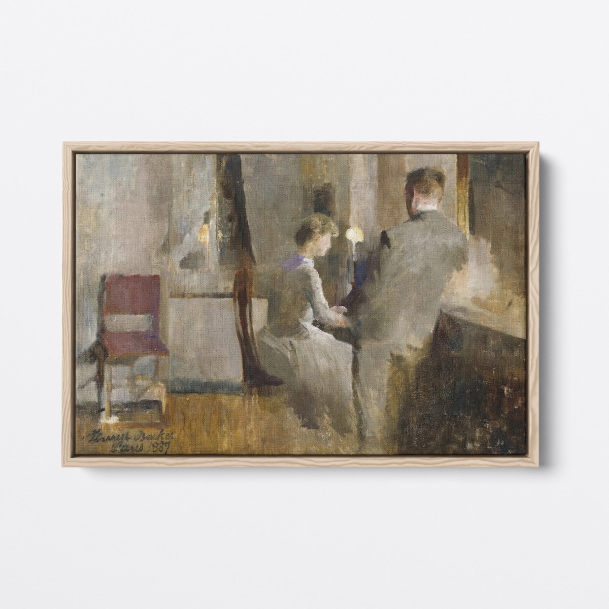 Interior from Paris | Harriet Backer | Ave Legato Art Prints