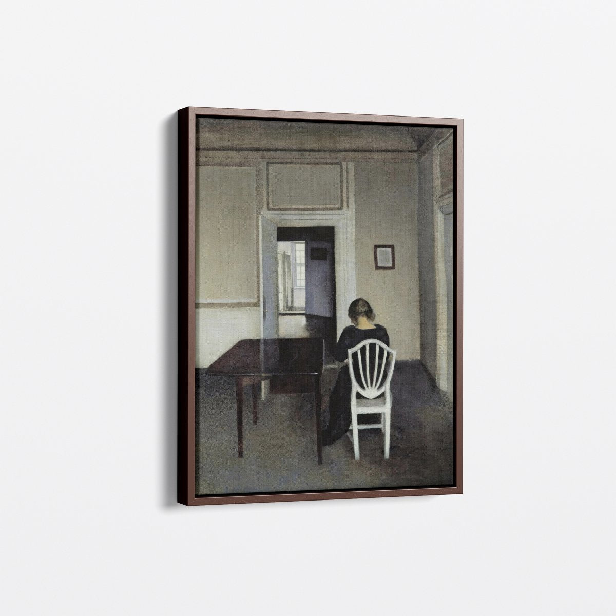 Interior with Ida in a White Chair | Vilhelm Hammershøi | Ave Legato Art Prints