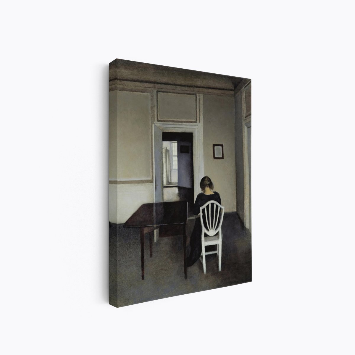 Interior with Ida in a White Chair | Vilhelm Hammershøi | Ave Legato Art Prints