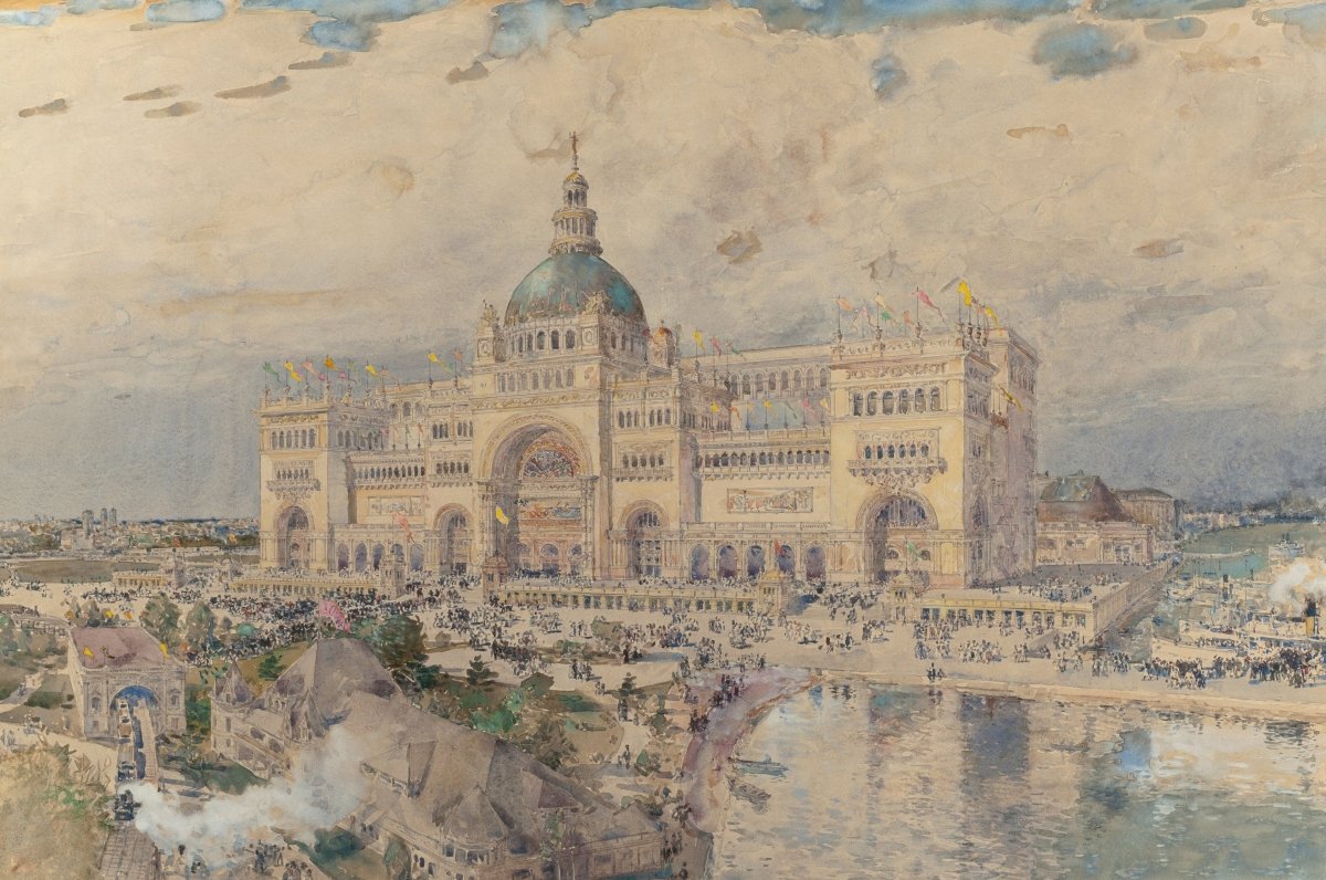 Iowa Pavilion, Columbian Exposition | Childe Hassam | Ave Legato Art Prints