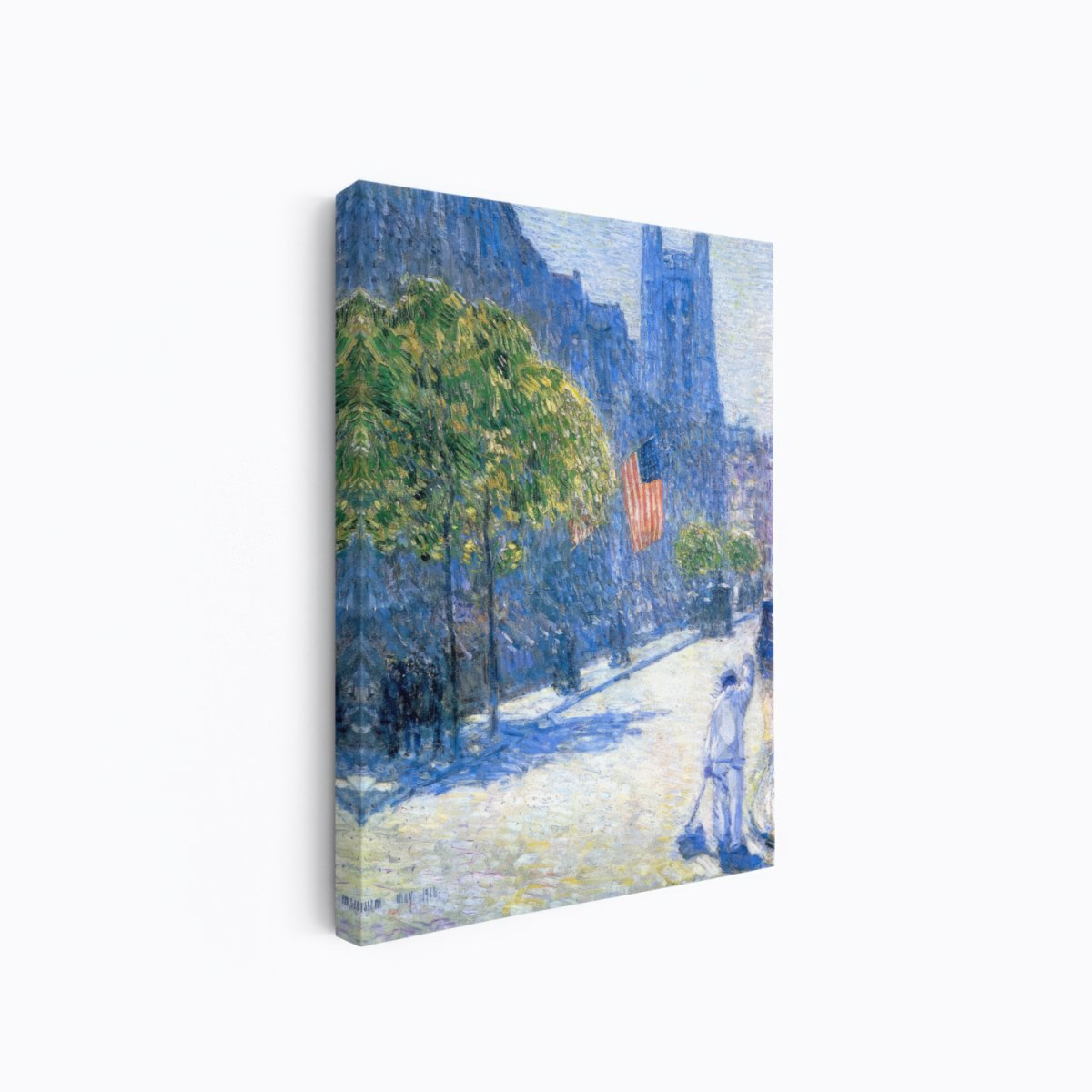 Just Off the Avenue, Fifty - Third Street, NYC | Childe Hassam | Ave Legato Art Prints