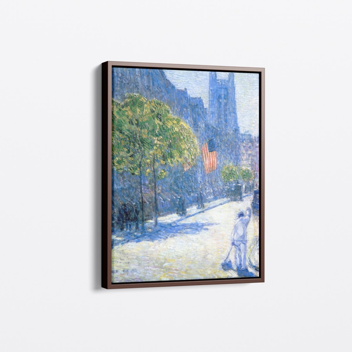 Just Off the Avenue, Fifty - Third Street, NYC | Childe Hassam | Ave Legato Art Prints