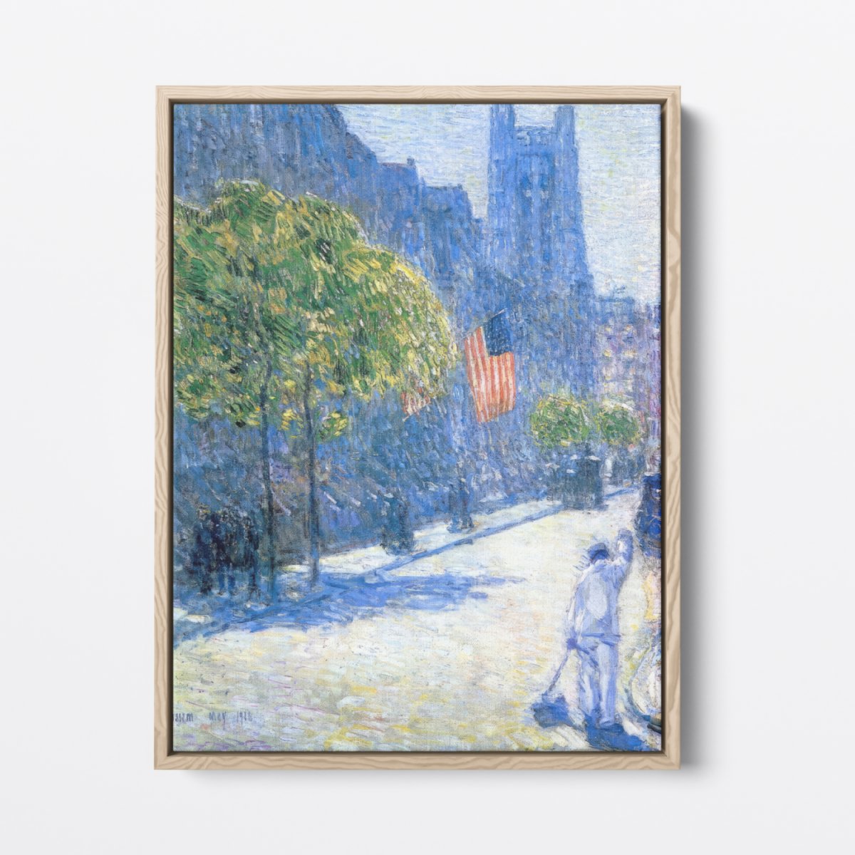 Just Off the Avenue, Fifty - Third Street, NYC | Childe Hassam | Ave Legato Art Prints