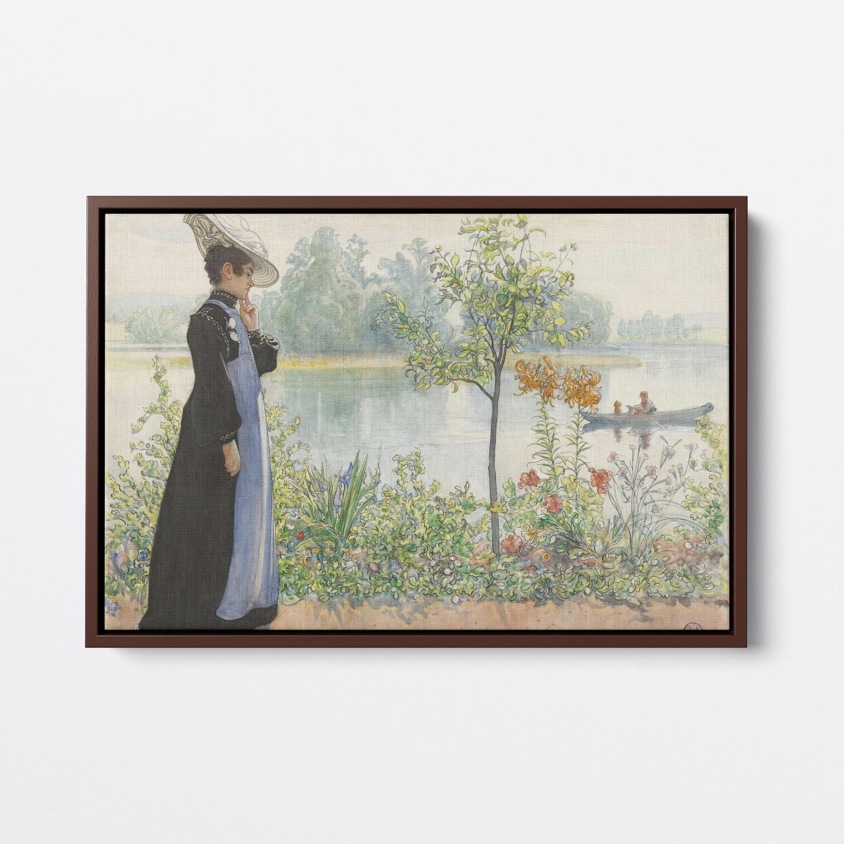 Karin by the Shore | Carl Larsson | Ave Legato Art Prints