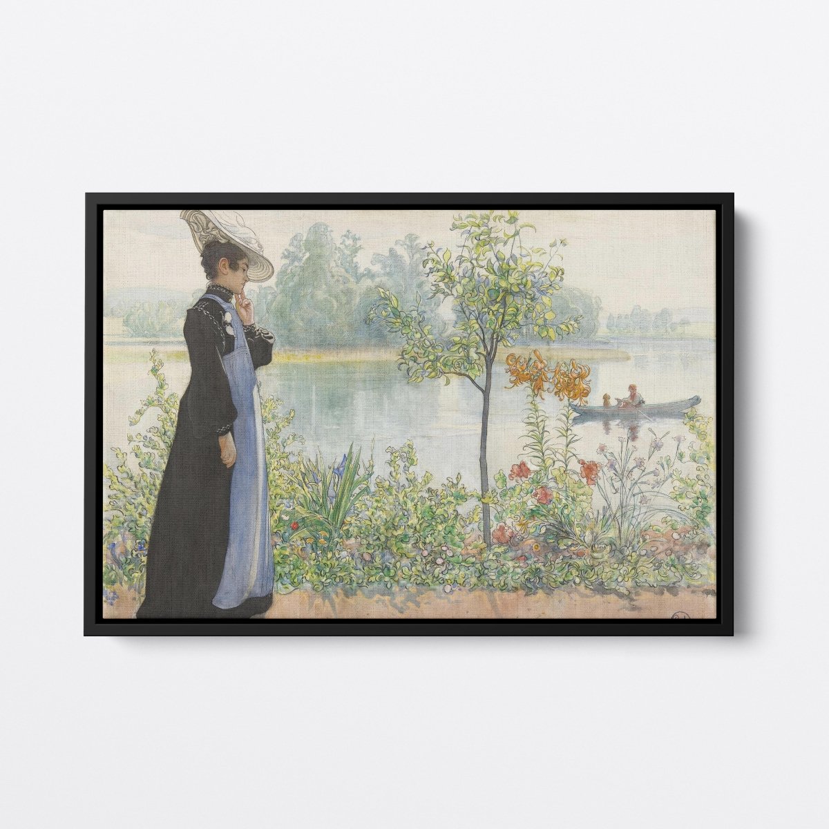 Karin by the Shore | Carl Larsson | Ave Legato Art Prints