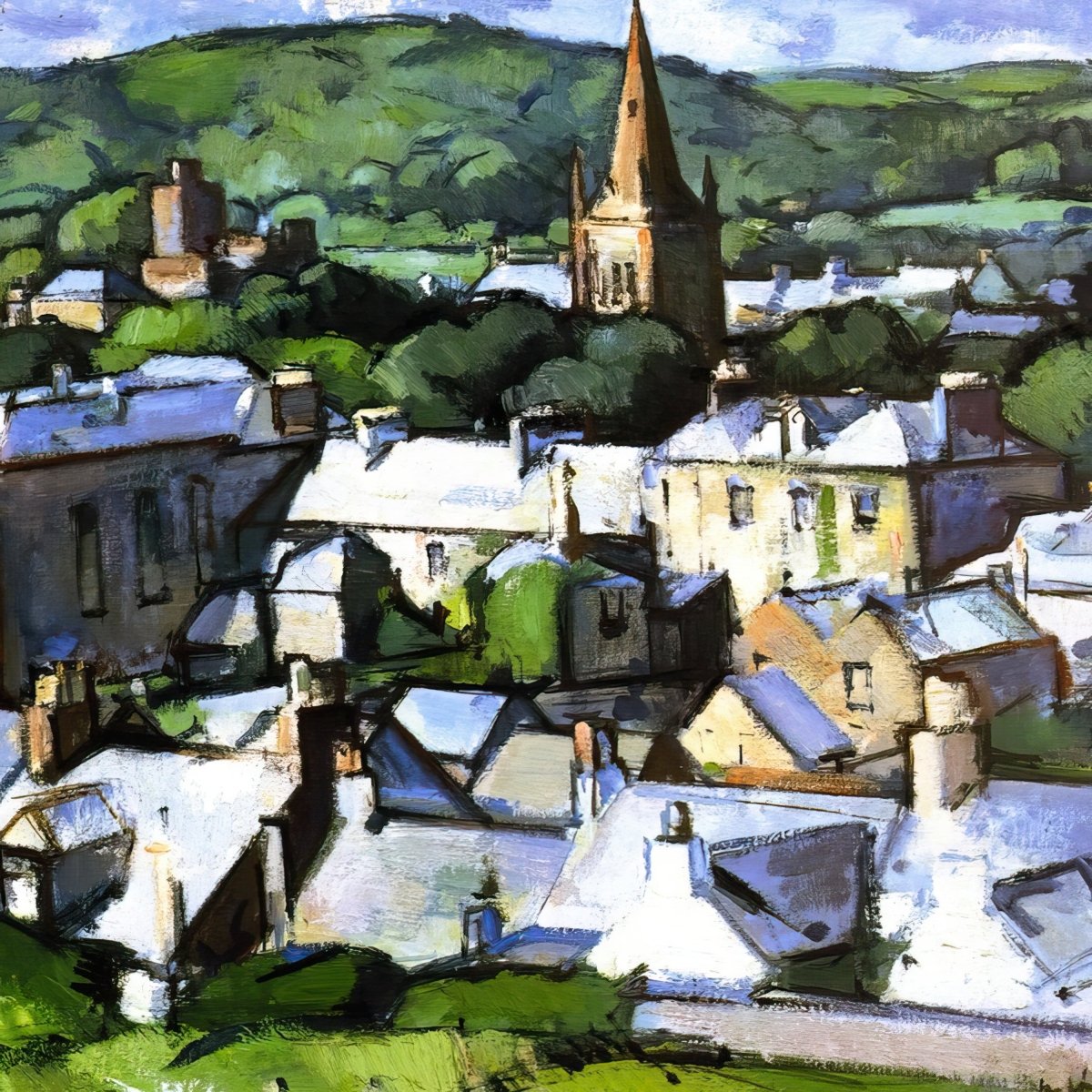 Kirkcudbright, Scotland | Samuel Peploe | Ave Legato Art Prints