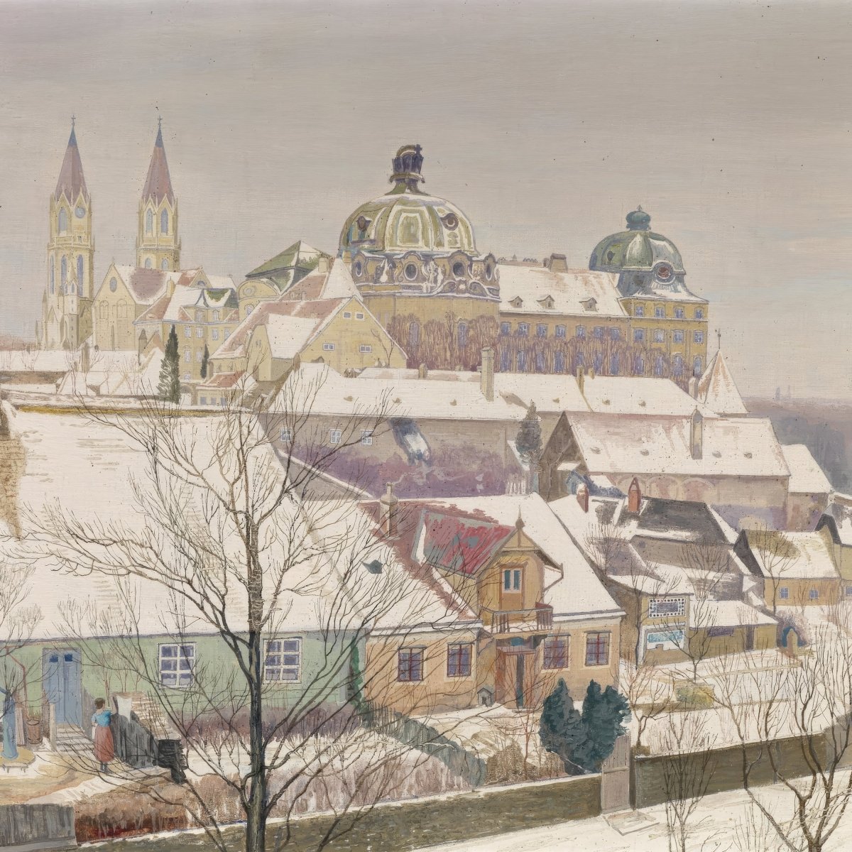 Klosterneuburg im Winter | Max Kahrer | Ave Legato Art Prints