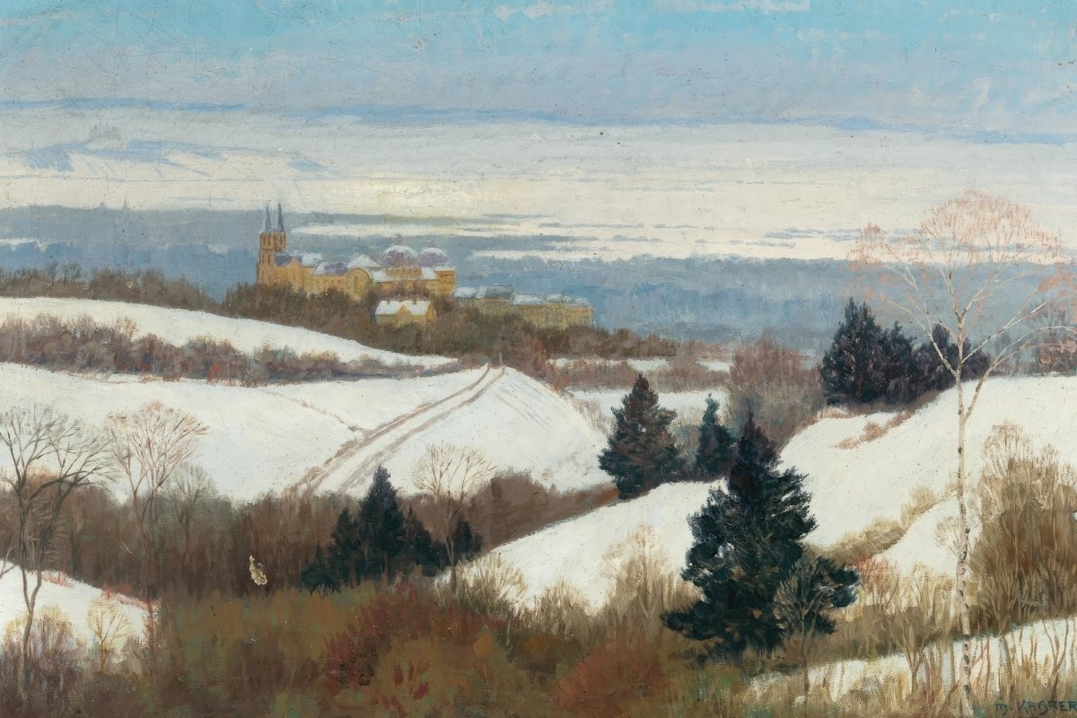 Klosterneuburg in Winter | Max Kahrer | Ave Legato Art Prints