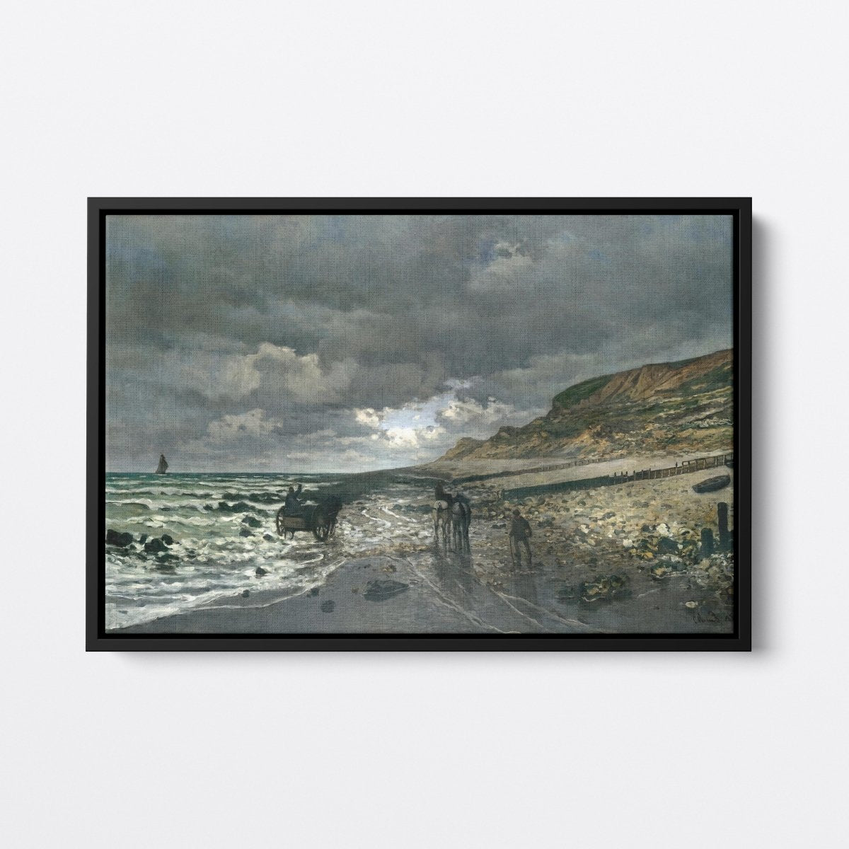 La Pointe de la Hève at Low Tide | Claude Monet | Ave Legato Art Prints