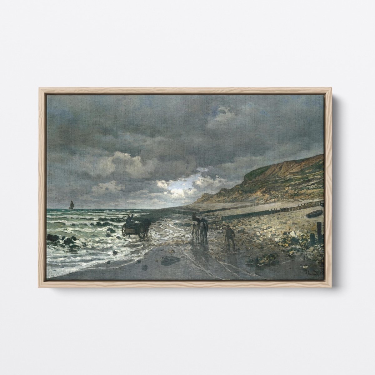 La Pointe de la Hève at Low Tide | Claude Monet | Ave Legato Art Prints