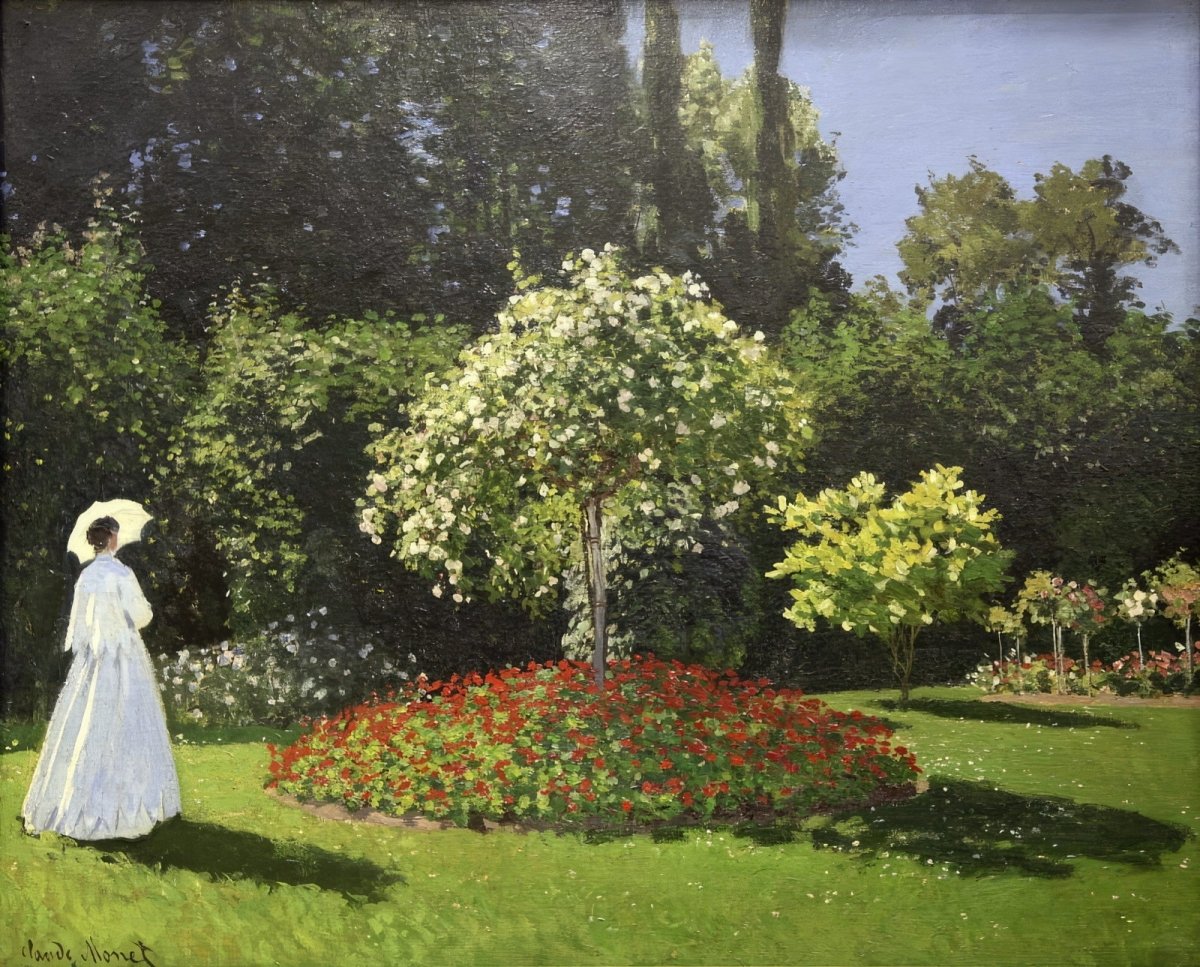 Lady in the Garden | Claude Monet | Ave Legato Art Prints