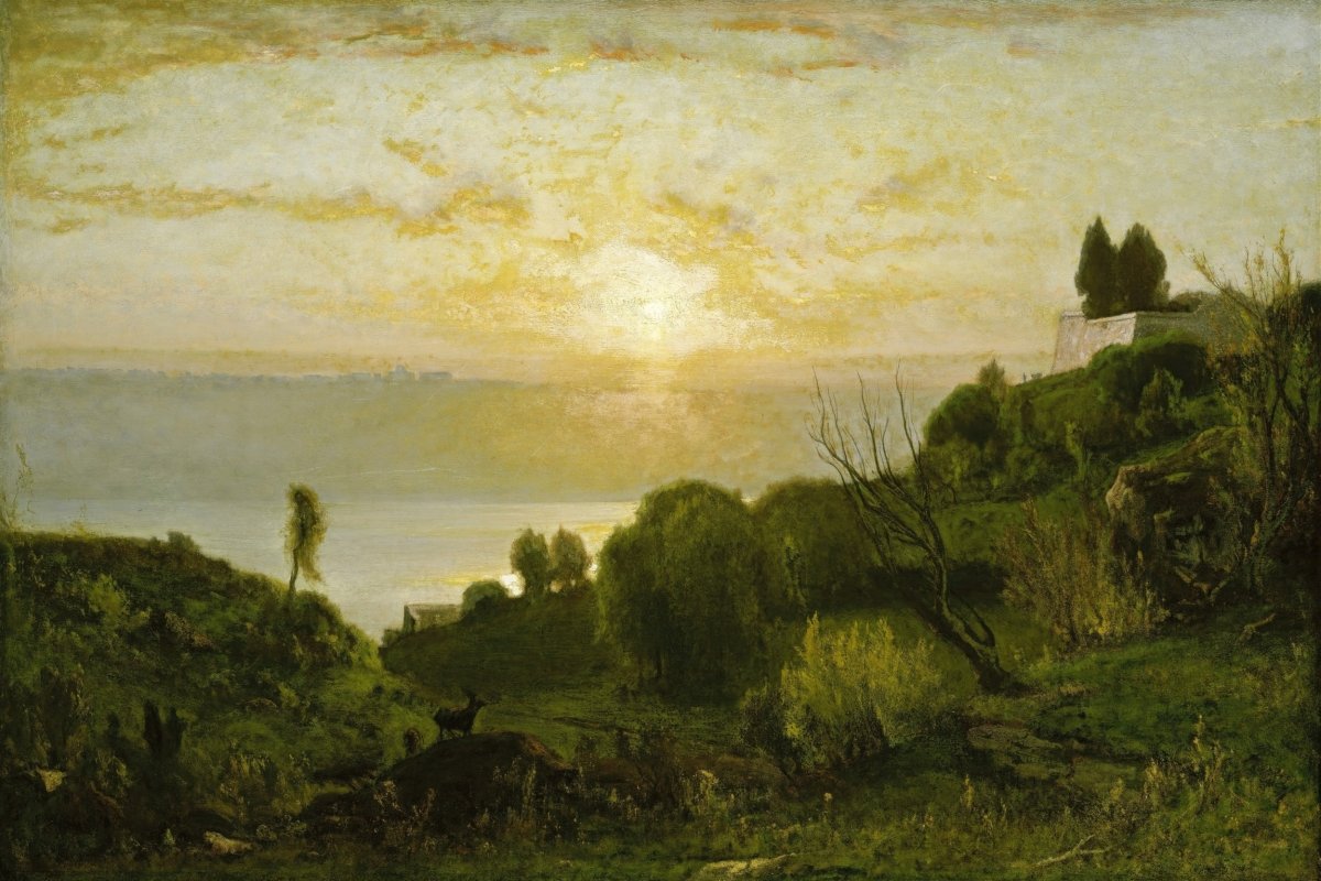 Lake Albano, Sunset | George Inness | Ave Legato Art Prints