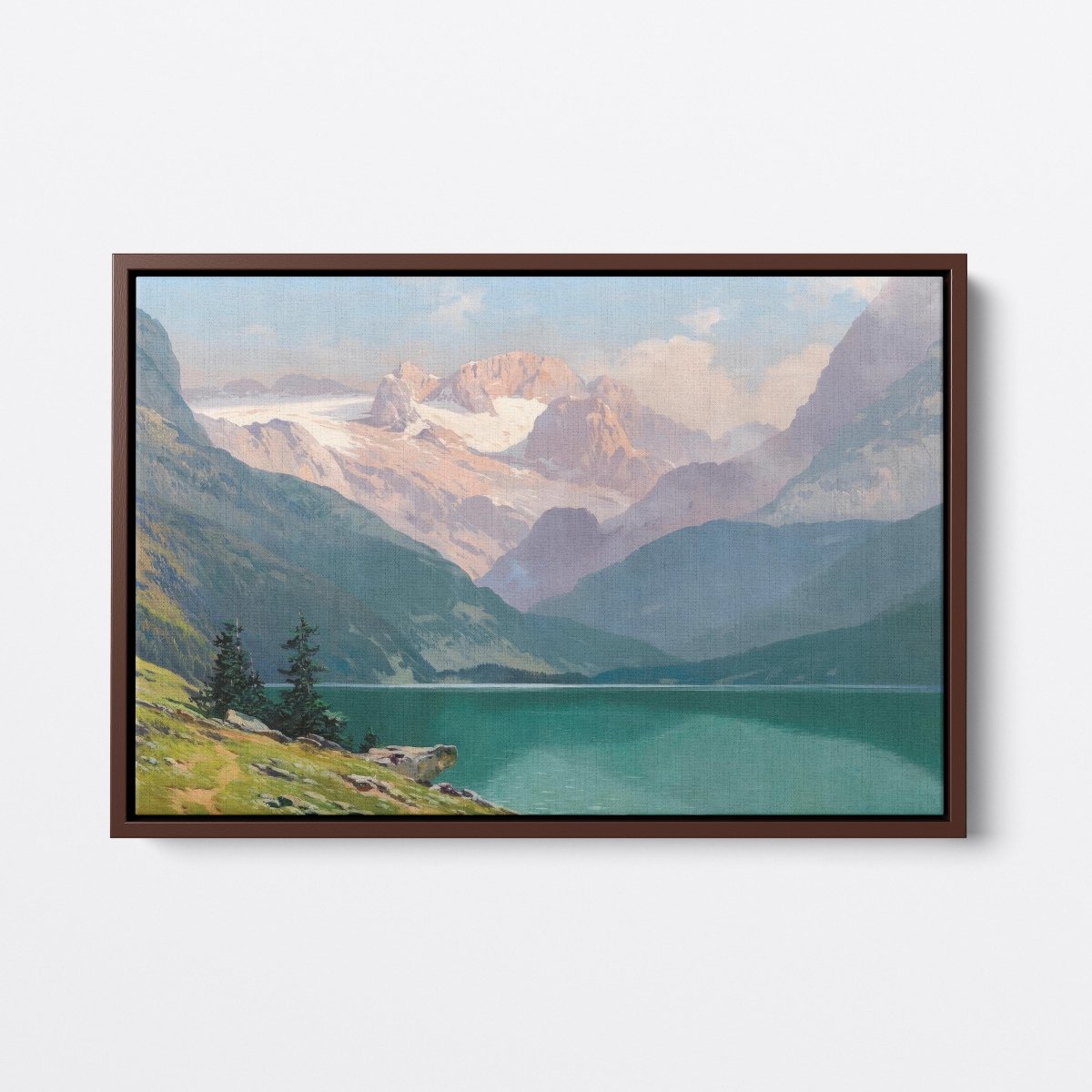 Lake Gosau with the Dachstein | Toni Haller | Ave Legato Art Prints