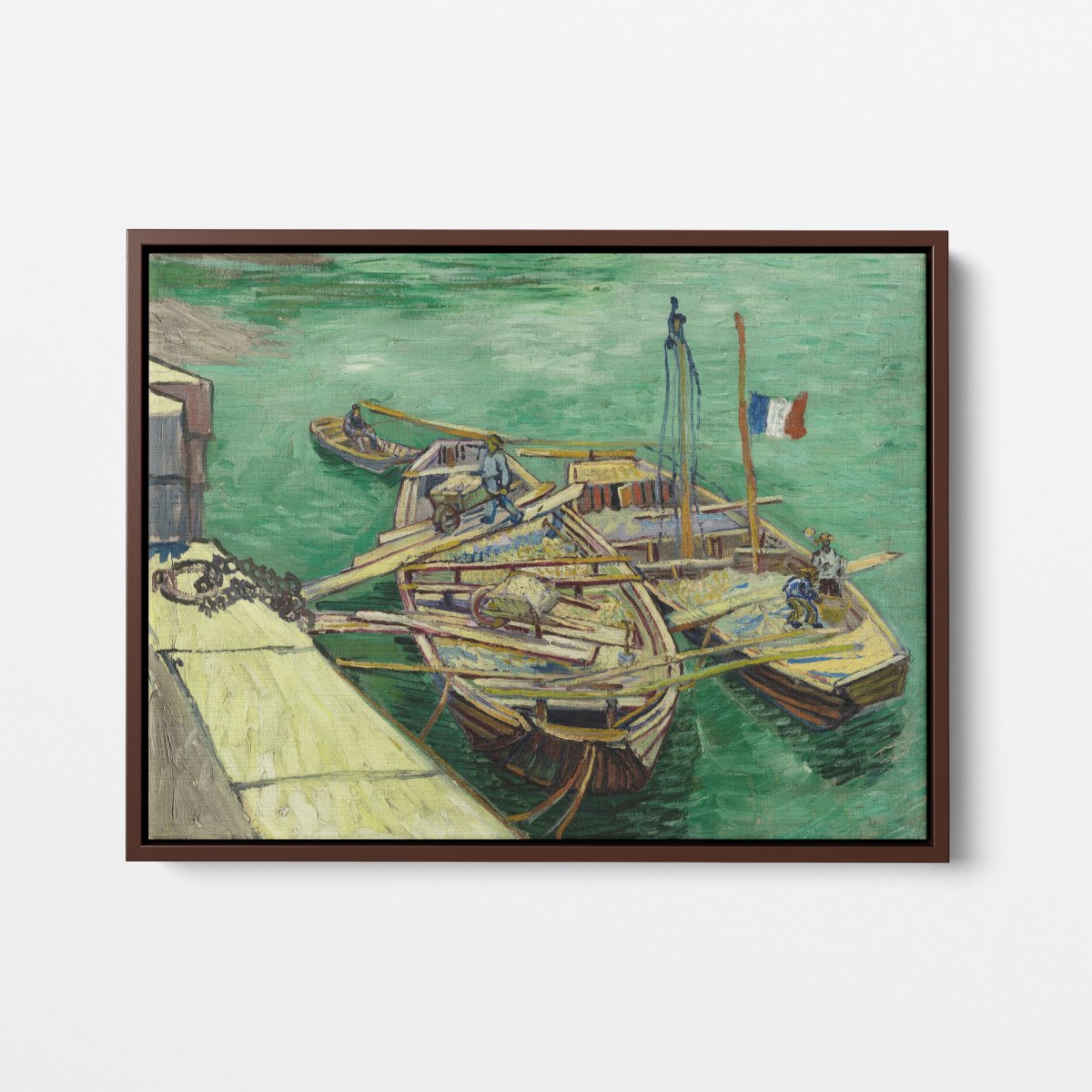 Landing Stage with Boats | Vincent van Gogh | Ave Legato Art Prints