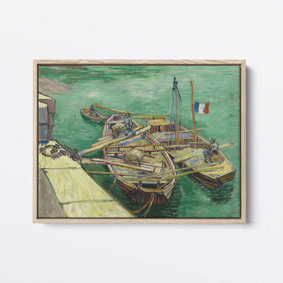 Landing Stage with Boats | Vincent van Gogh | Ave Legato Art Prints