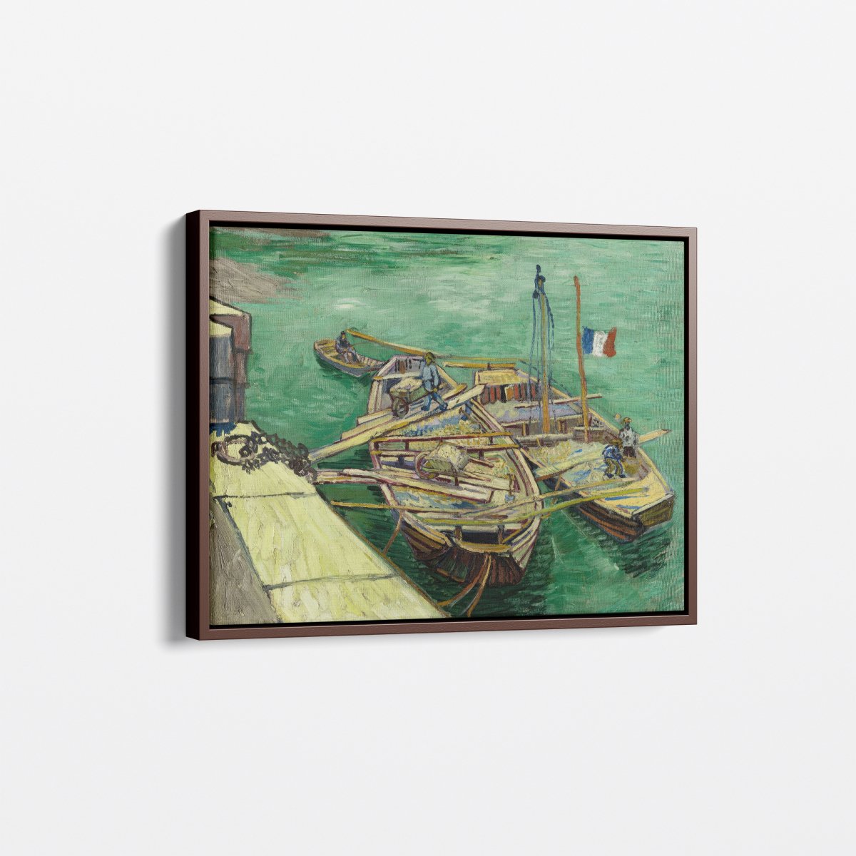 Landing Stage with Boats | Vincent van Gogh | Ave Legato Art Prints