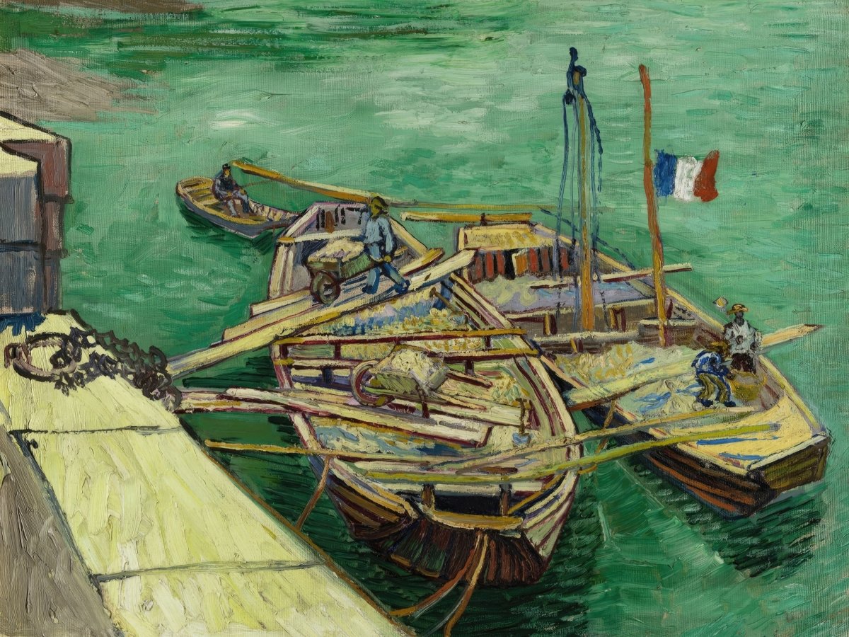 Landing Stage with Boats | Vincent van Gogh | Ave Legato Art Prints