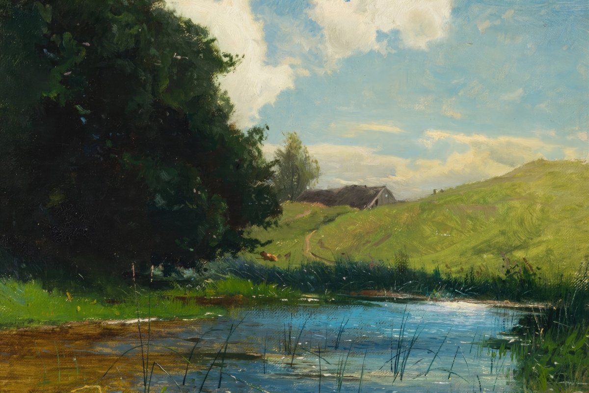 Landscape at Köpingebro | Gustaf Rydberg | Ave Legato Art Prints