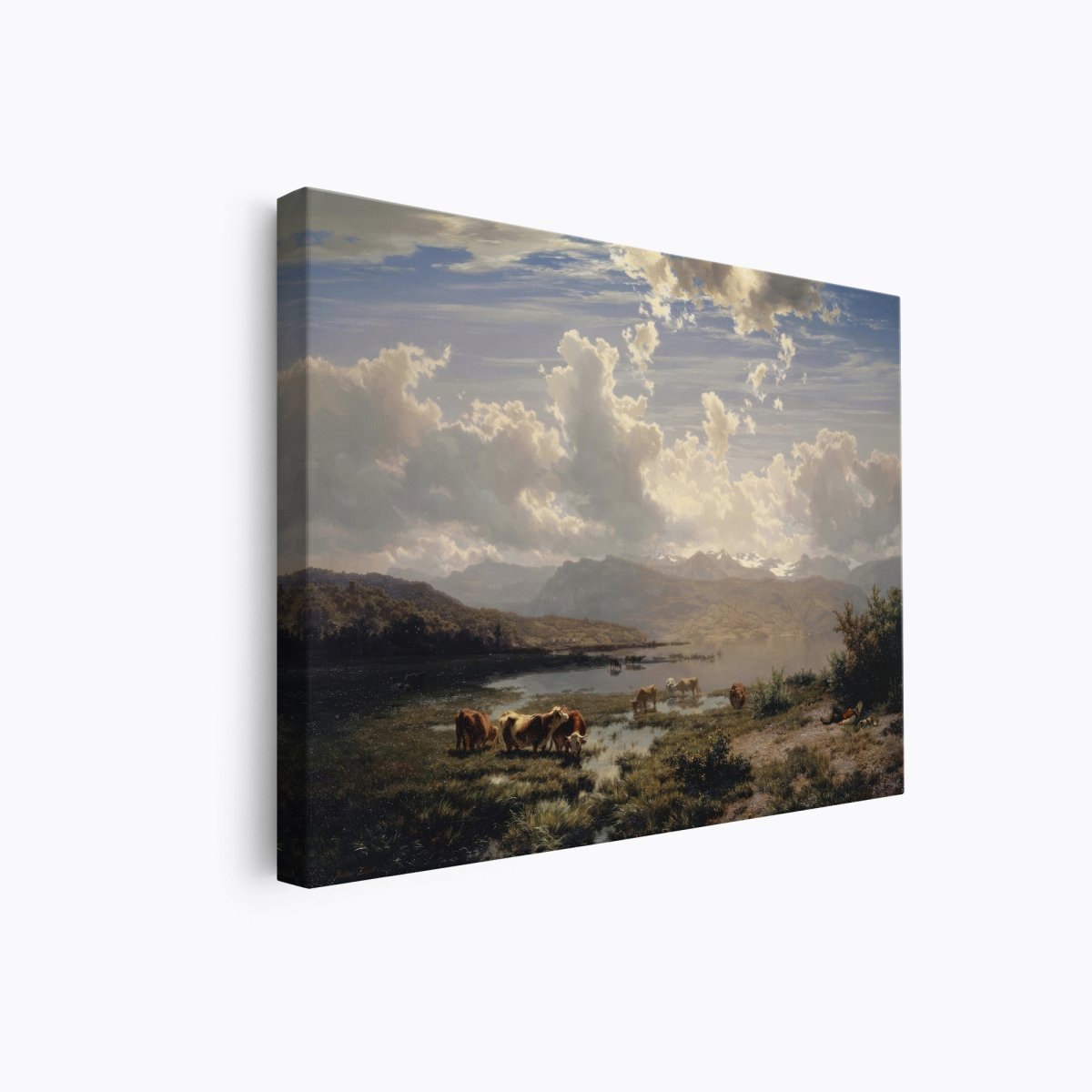 Landscape at Lake of Lucerne | Robert Zünd | Ave Legato Art Prints