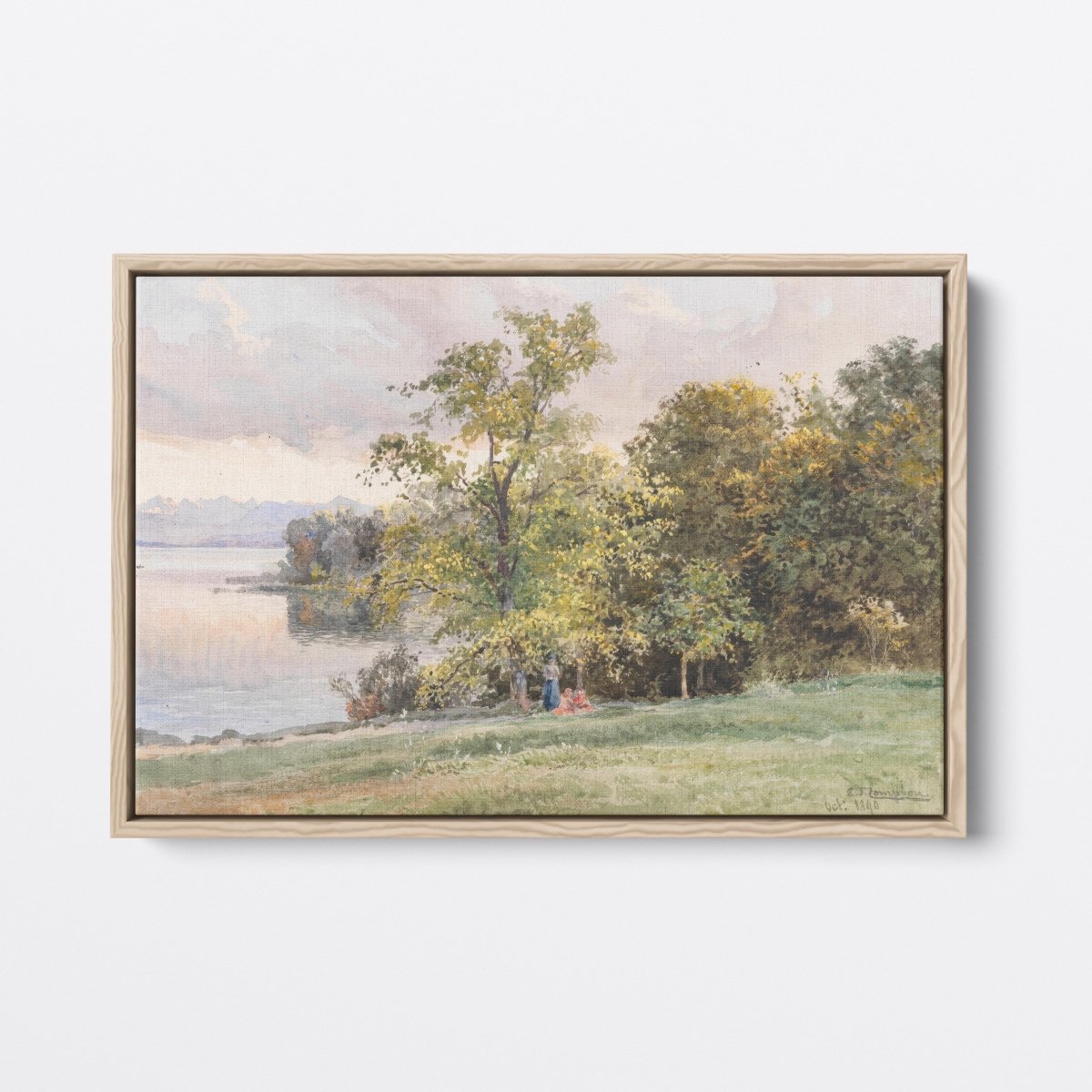 Landscape at Lake Starnberg | Edward Compton | Ave Legato Art Prints