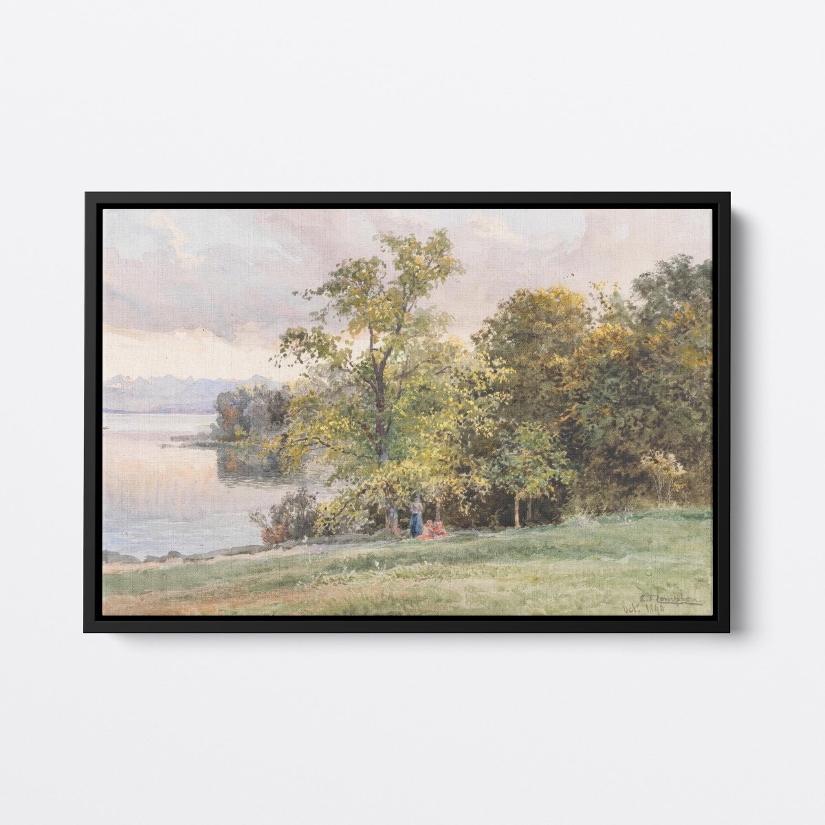 Landscape at Lake Starnberg | Edward Compton | Ave Legato Art Prints