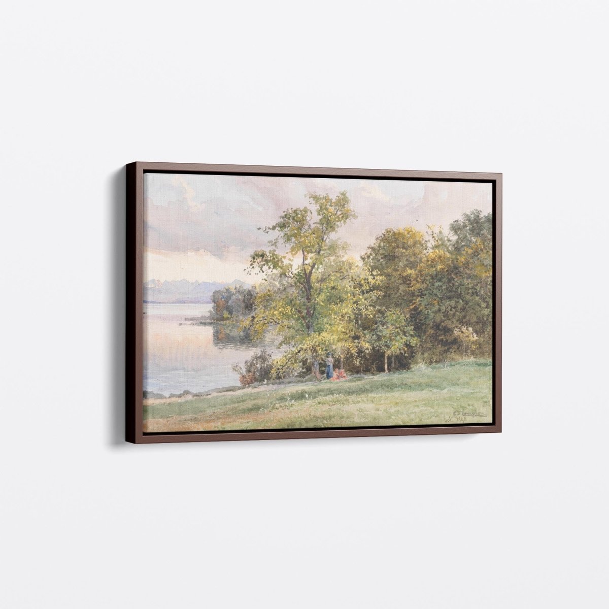 Landscape at Lake Starnberg | Edward Compton | Ave Legato Art Prints