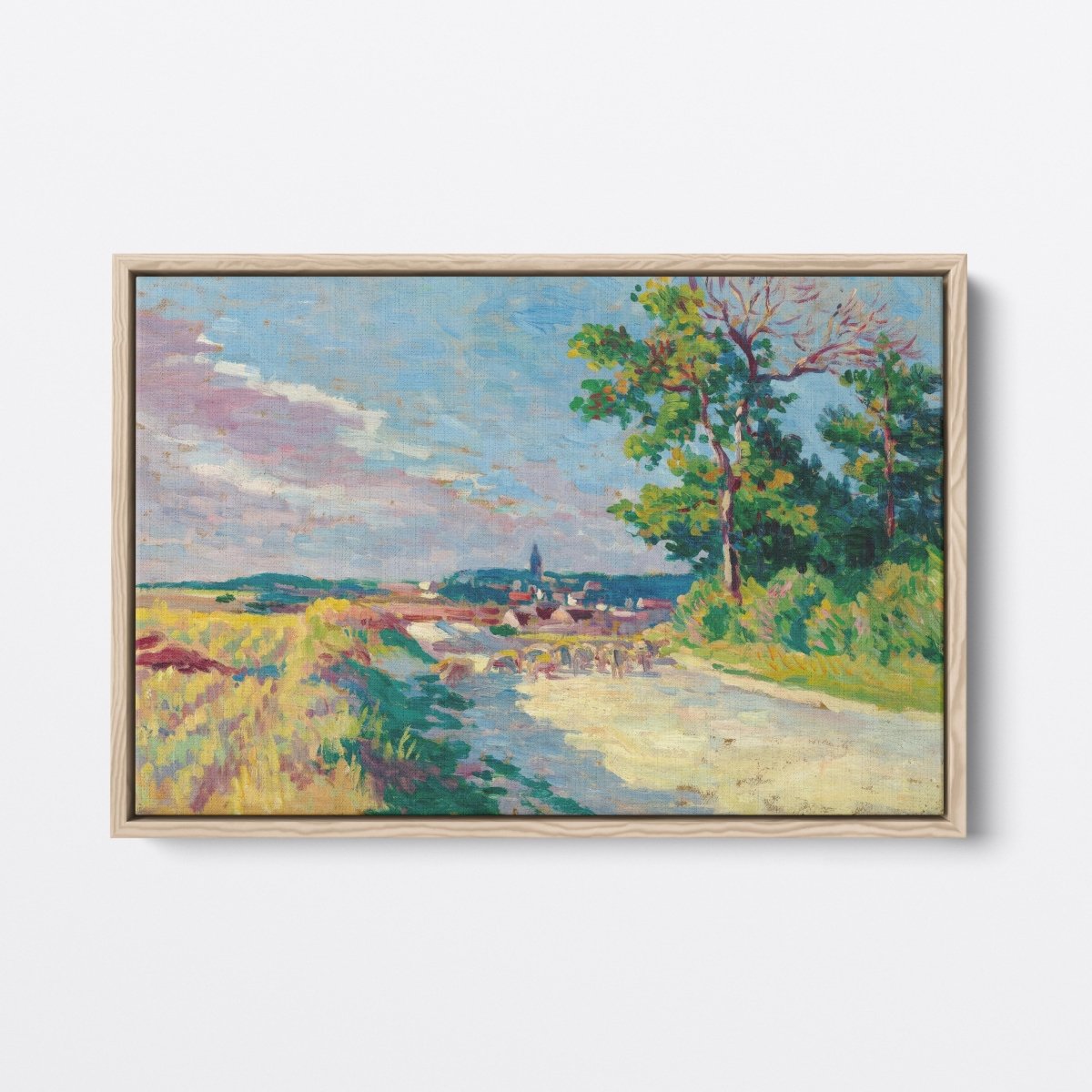 Landscape at Méréville | Maximilien Luce | Ave Legato Art Prints