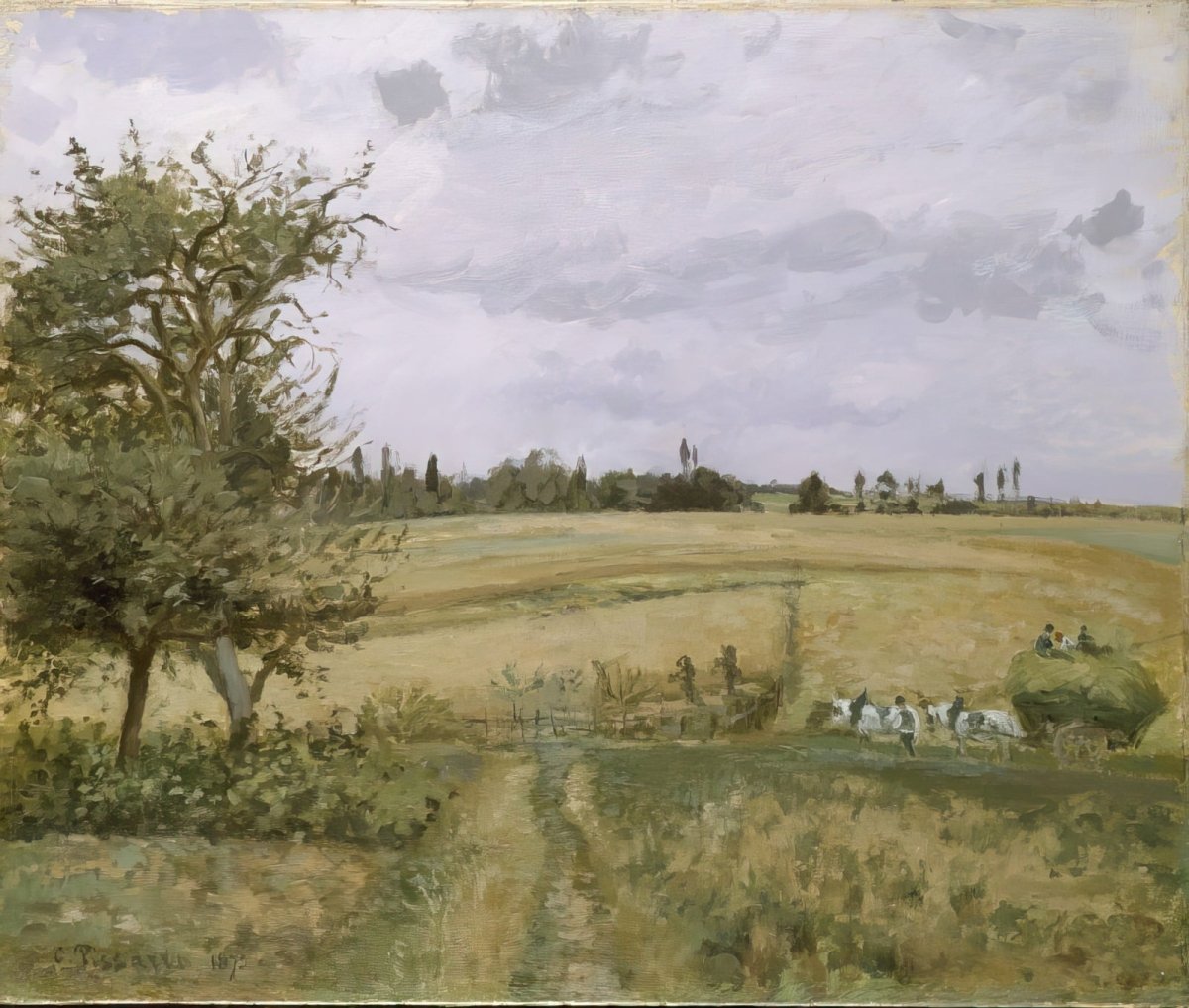 Landscape at Pontoise | Camille Pissarro | Ave Legato Art Prints